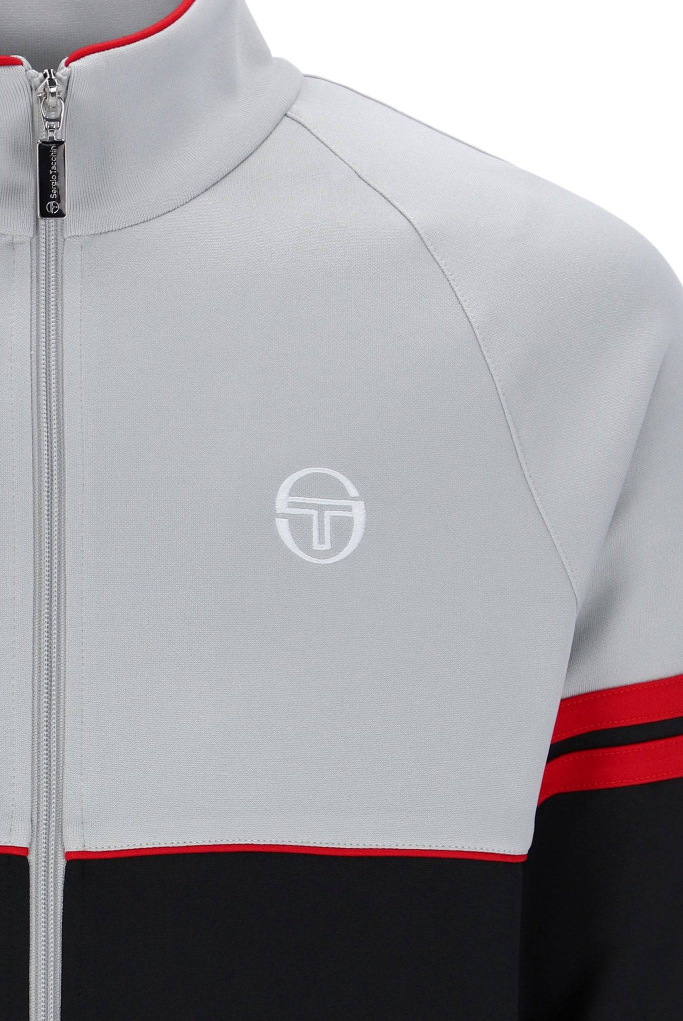 Sergio Tacchini Orion Track Top High Rise/Black/Adrenaline Rush - Image 3