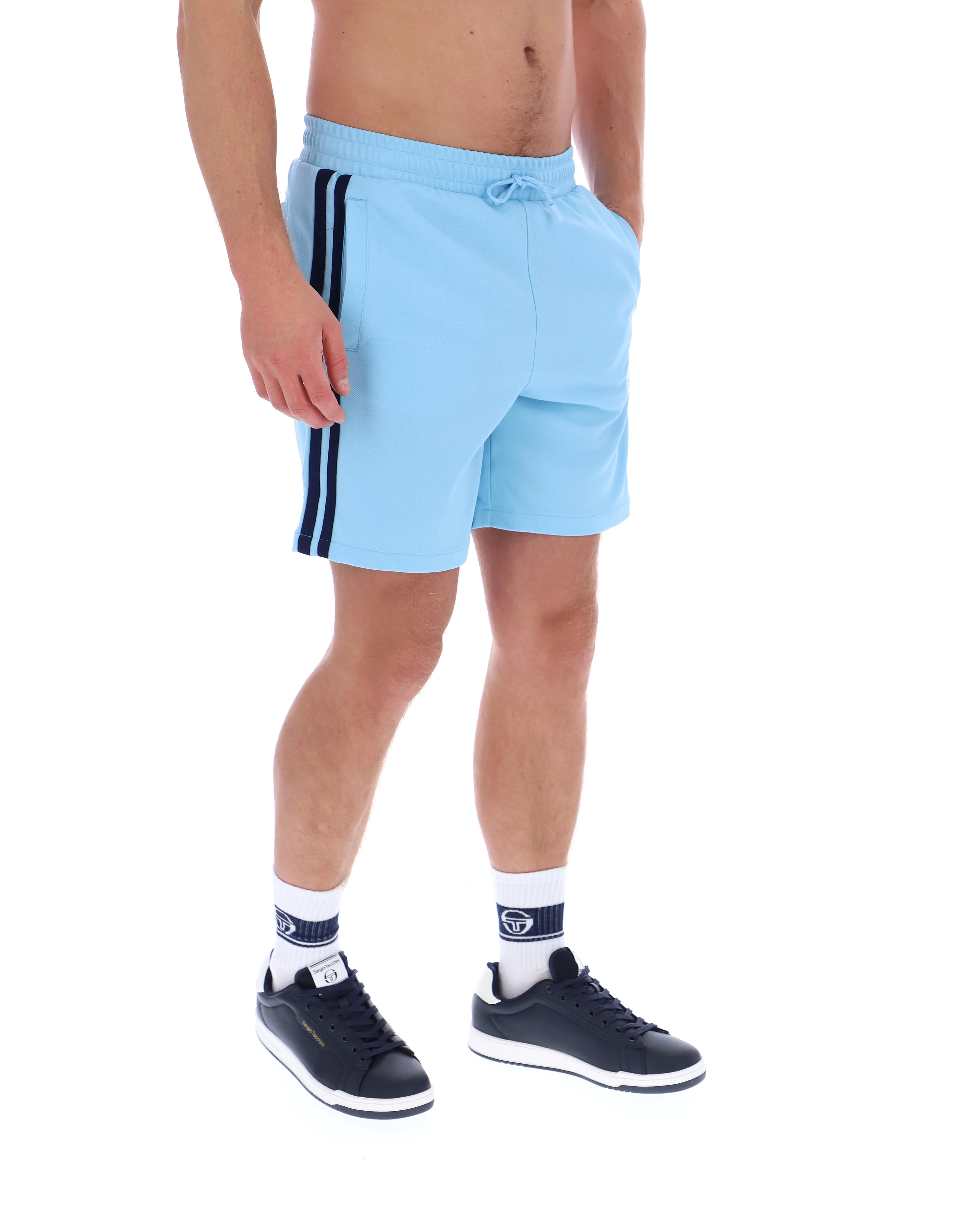 Sergio Tacchini Pietrapertosa Jogger Sweat Short Baltic Sea/Maritime Blue - Image 2