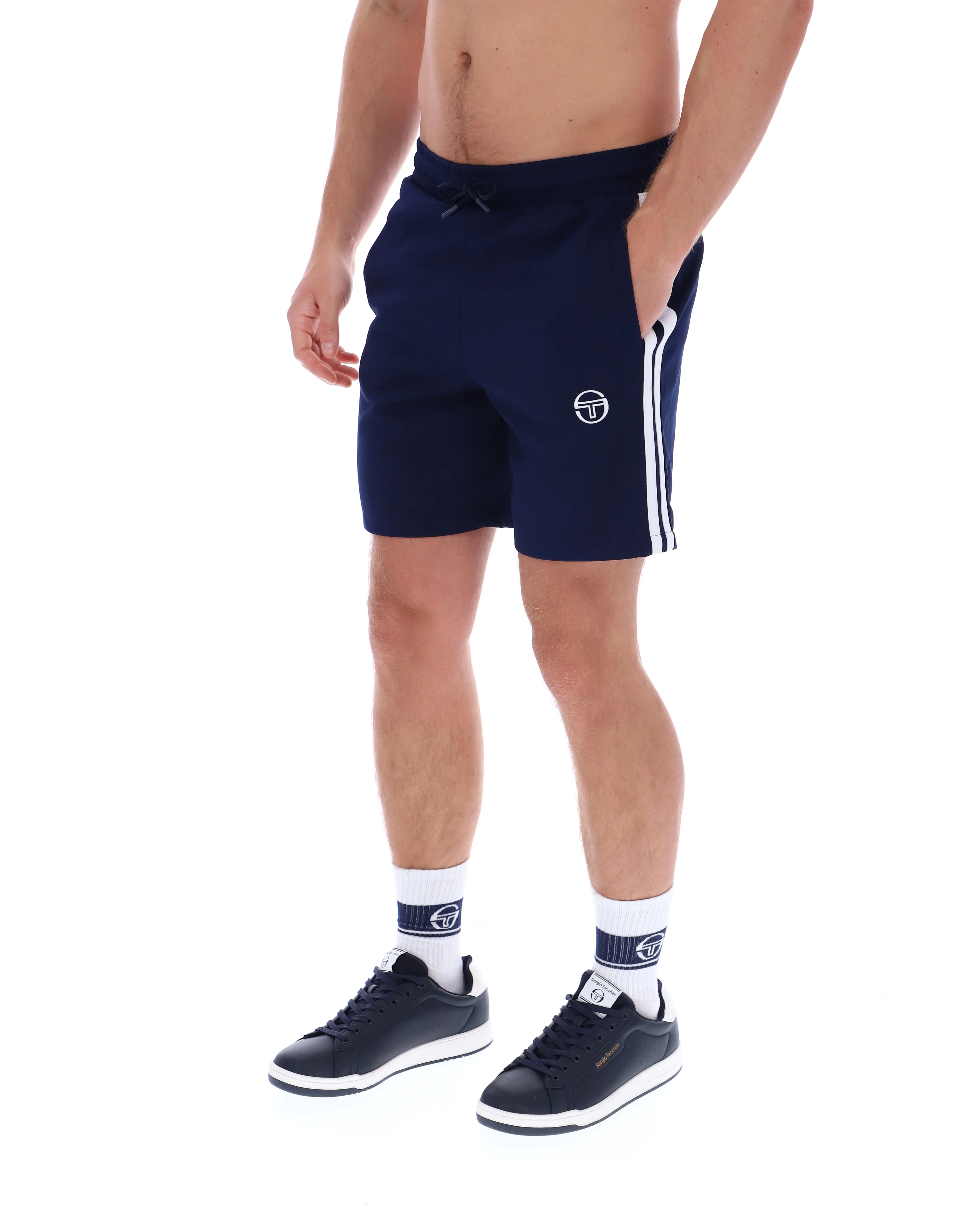 Sergio Tacchini Pietrapertosa Jogger Sweat Short Maritime Blue/Gardenia
