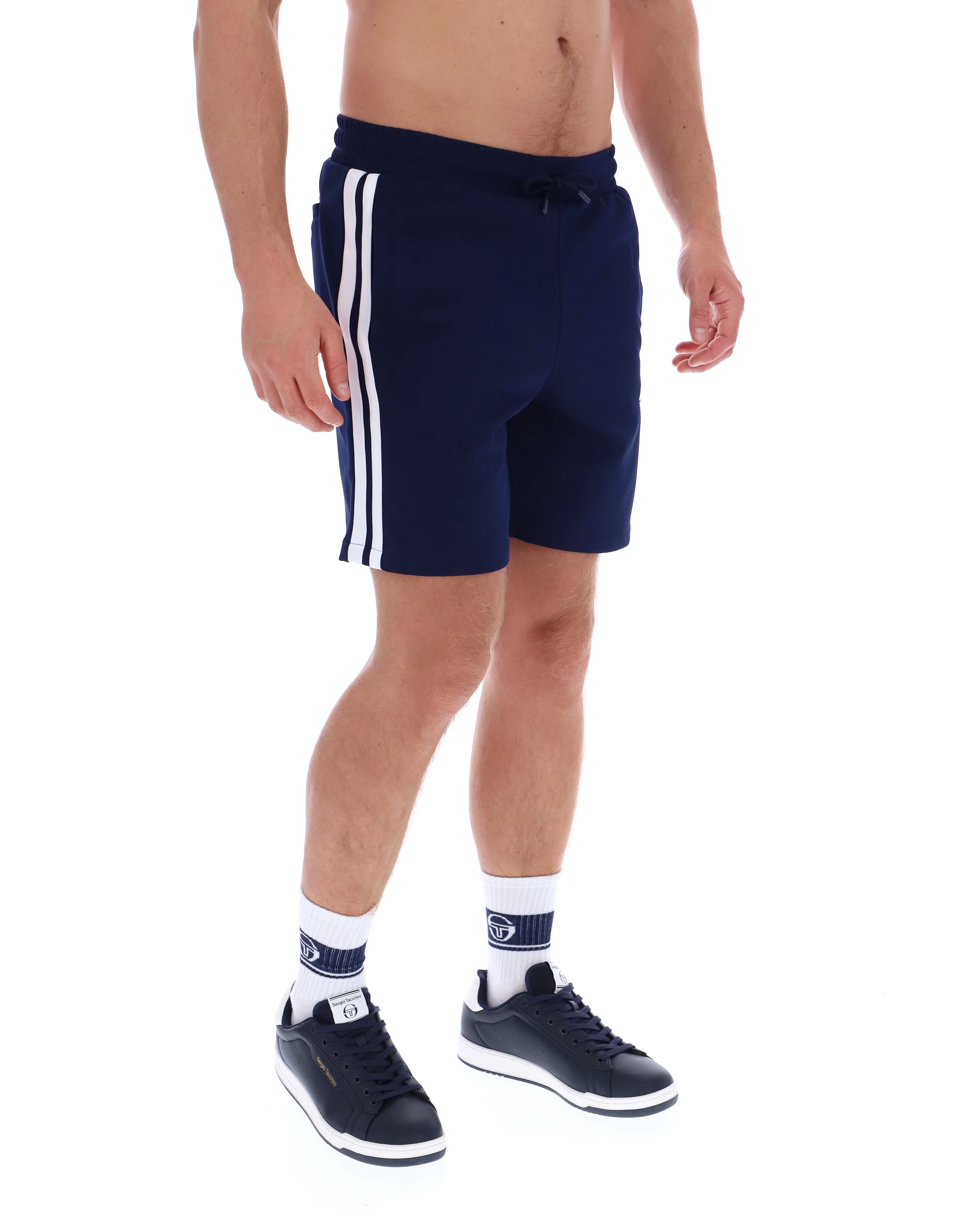 Sergio Tacchini Pietrapertosa Jogger Sweat Short Maritime Blue/Gardenia - Image 2