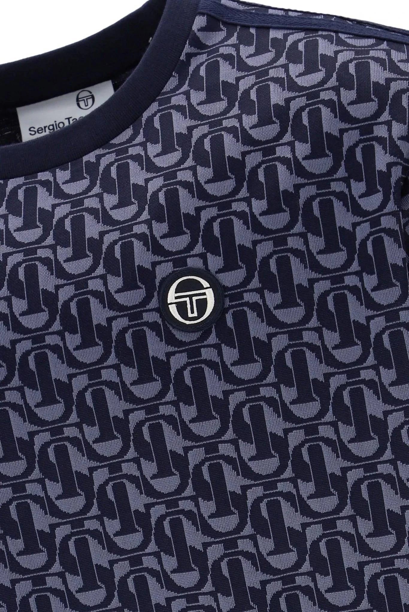 Sergio Tacchini Rene Mono T-Shirt In Maritime Blue - Image 4