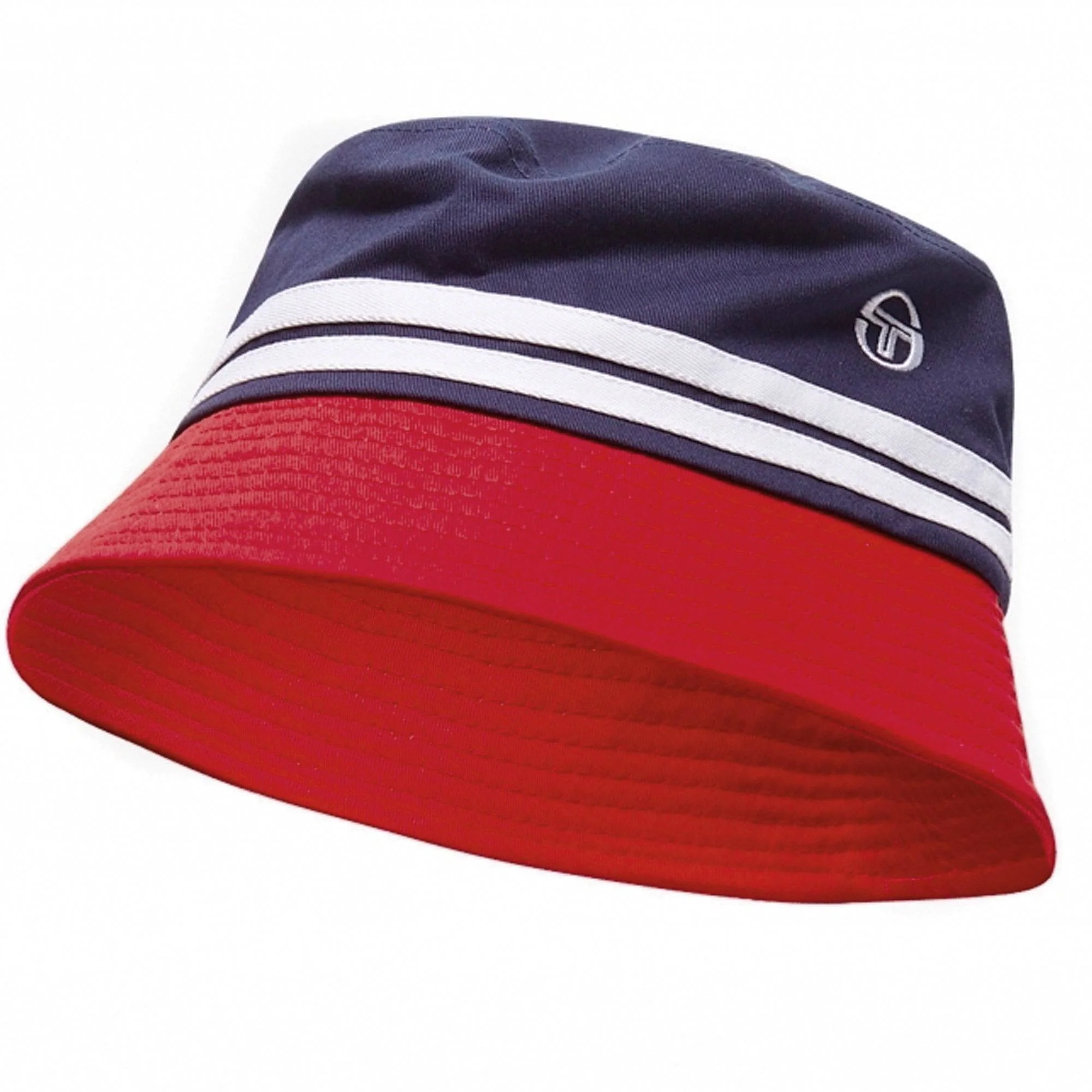Sergio Tacchini Stonewoods Bucket Hat Maritime Blue/Adrenaline Rush - Image 3