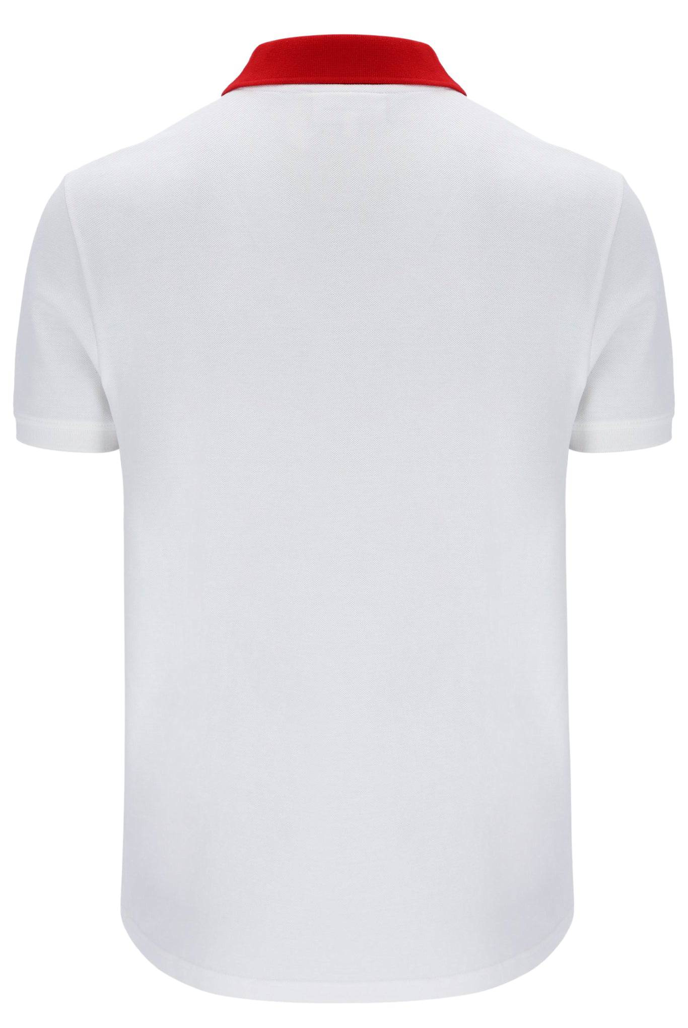 Sergio Tacchini Supermac Polo In White/Adrenaline Rush - Image 6