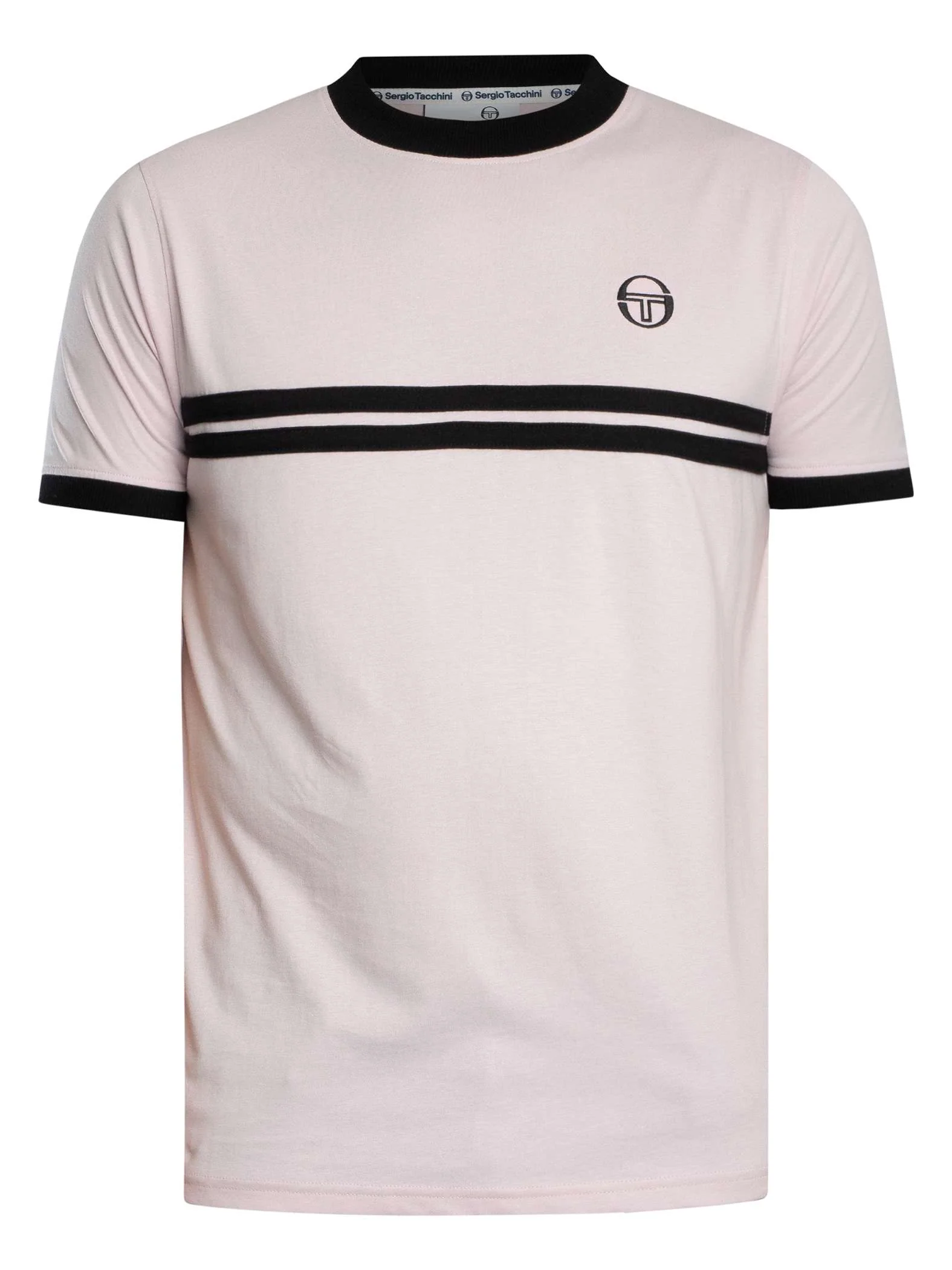Sergio Tacchini Supermac T-Shirt in Light Lilac/Black