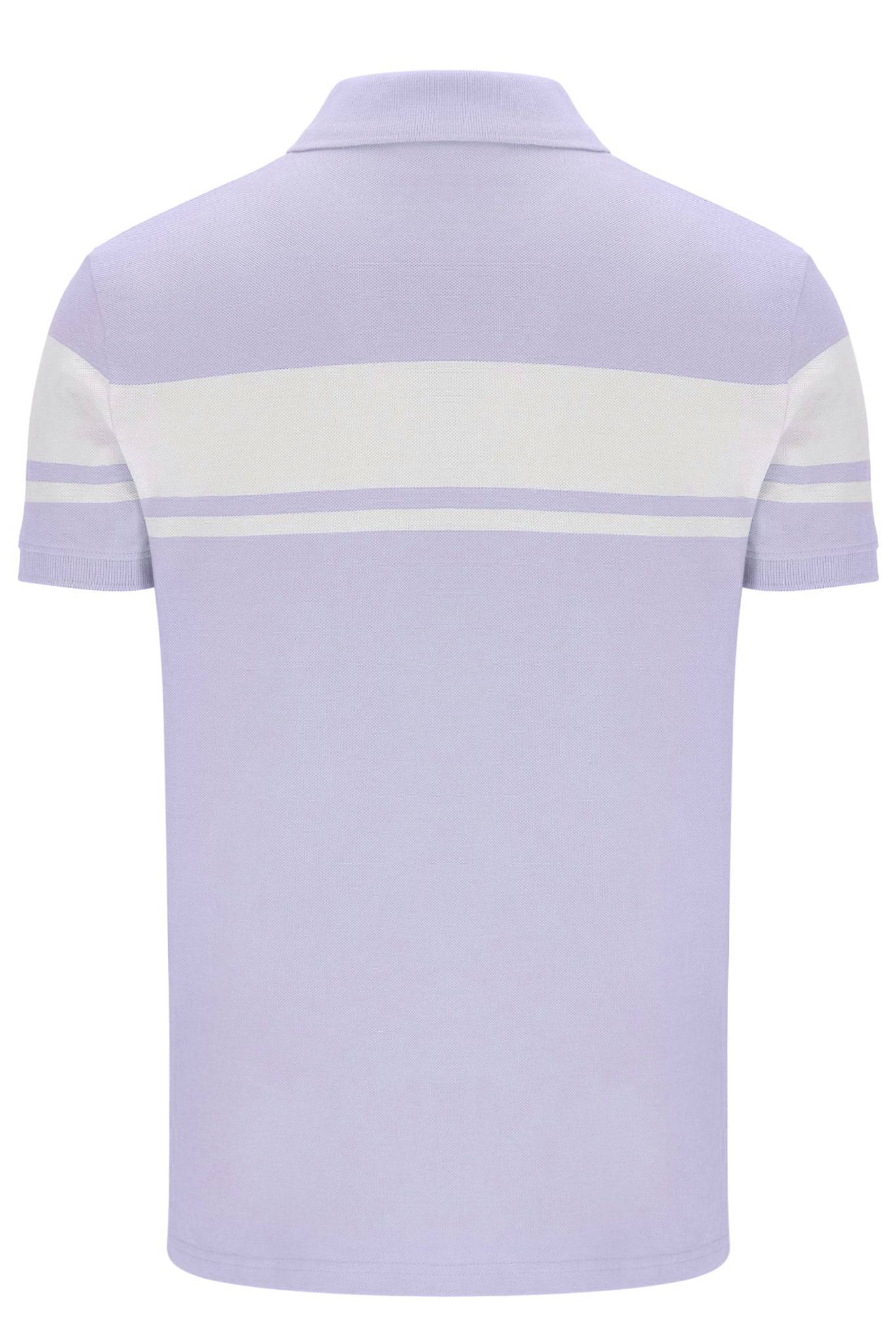 Sergio Tacchini Young Line Polo Shirt In Thistle/White - Image 4
