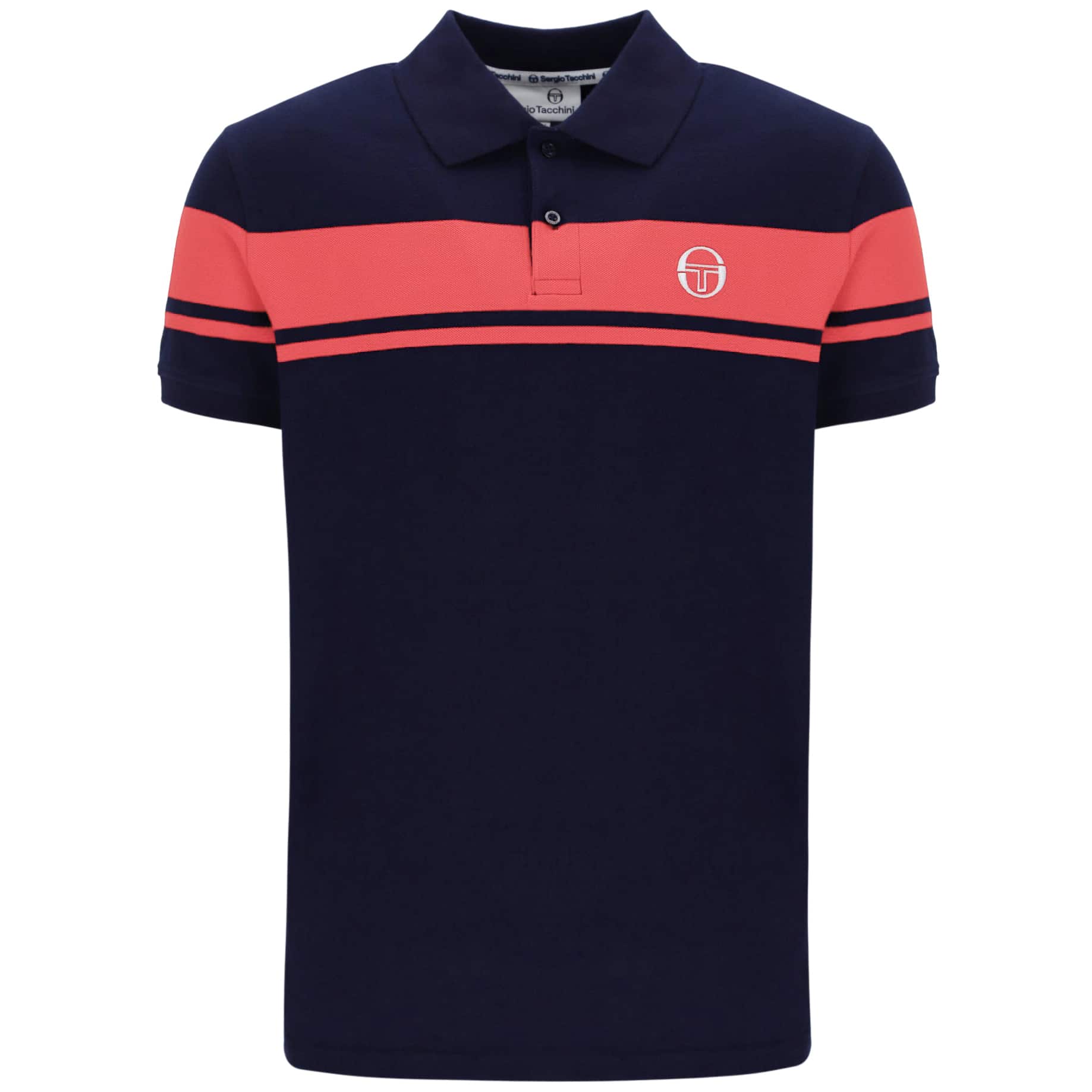 Sergio Tacchini Young Line Polo Shirt Maritime Blue/Duberry