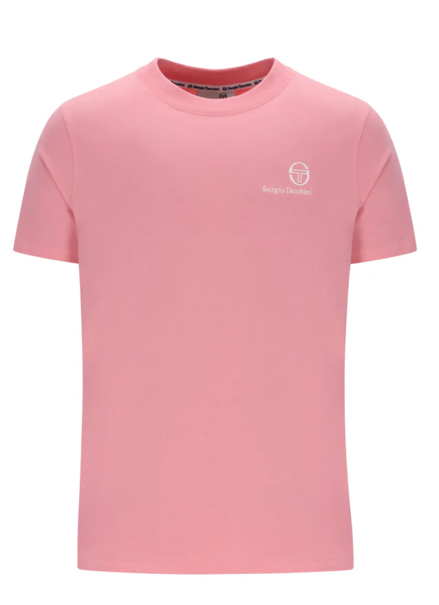 Serigo Tacchini Felton T-Shirt in Geranium Pink