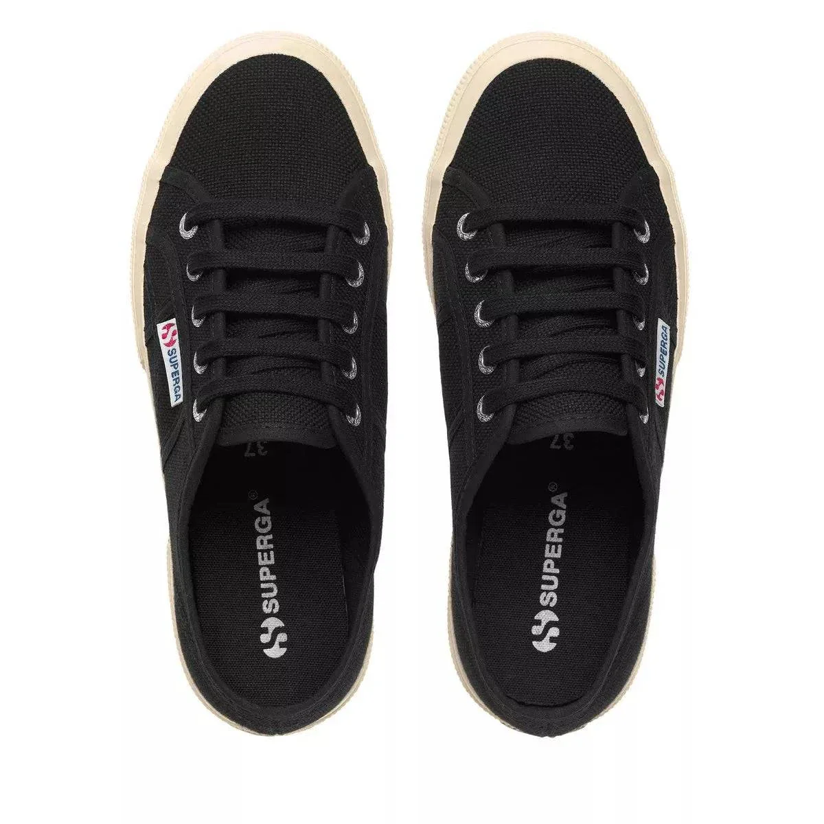 Superga 2750 Cotu Trainer In Classic Black - Image 3