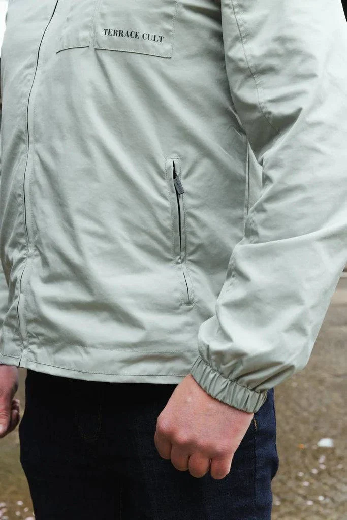 Terrace Cult Malamore Jacket Mint Grey - Image 3