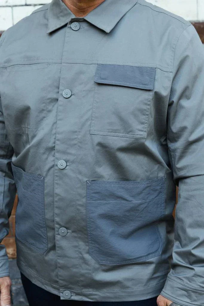 Terrace Cult Vito Overshirt Grey - Image 2