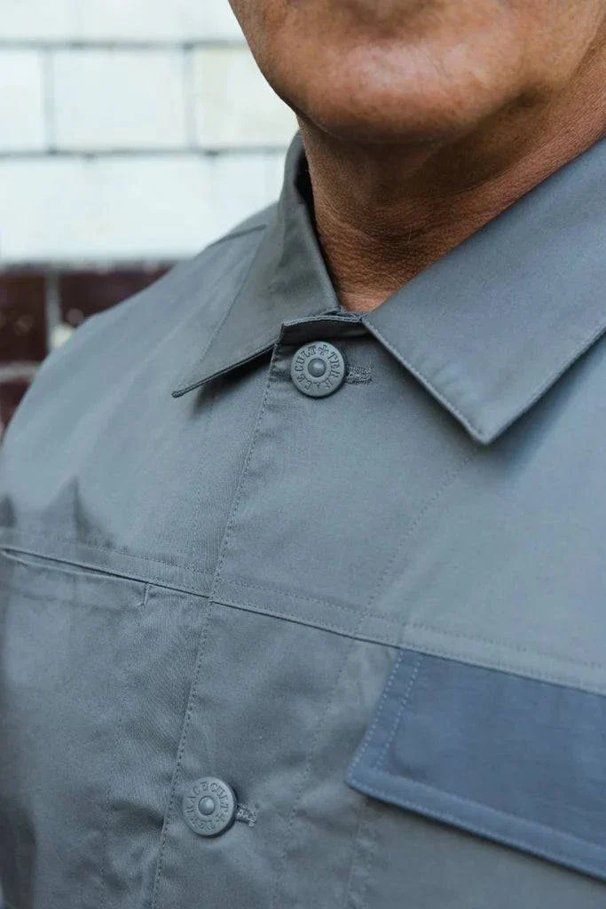 Terrace Cult Vito Overshirt Grey - Image 4