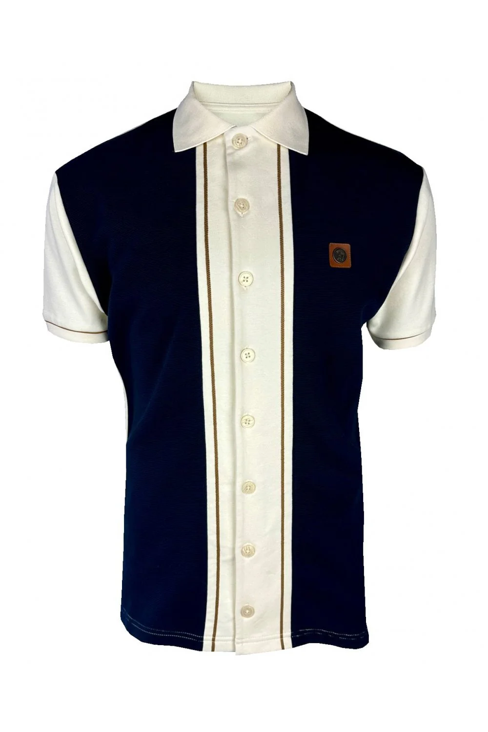 Trojan Ottoman Panel Polo in Ecru