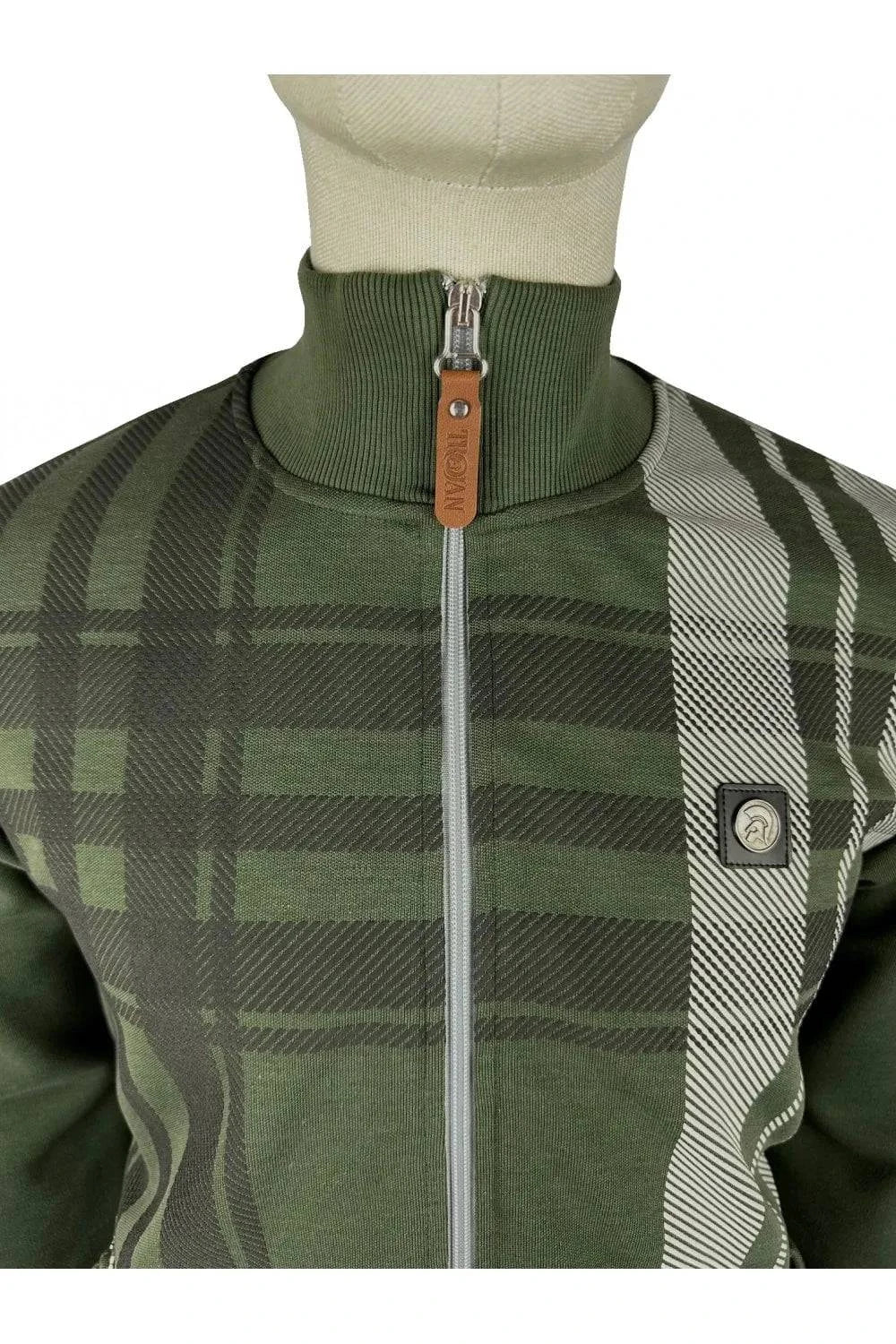 Trojan Oversize Check Track Top Army TR/8902 - Image 2