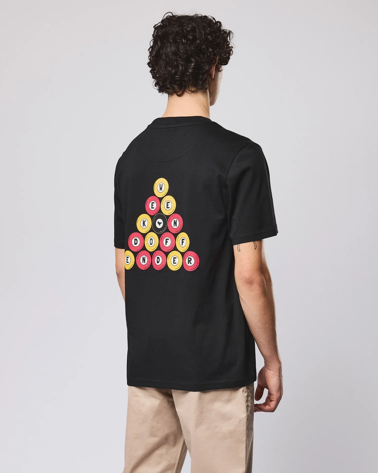 Weekend Offender 8 Ball Graphic T-Shirt Black - Image 3