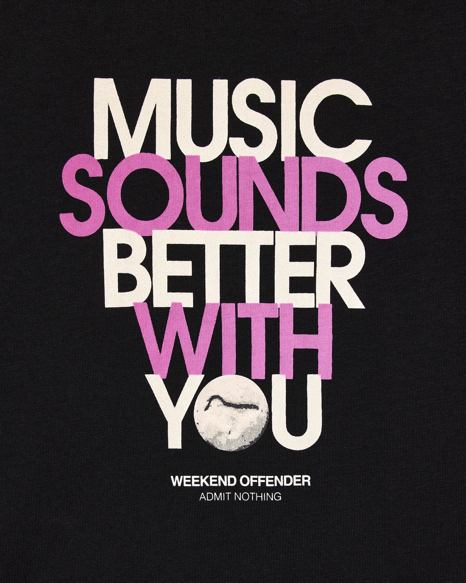 Weekend Offender Bangalter Graphic T-Shirt Black