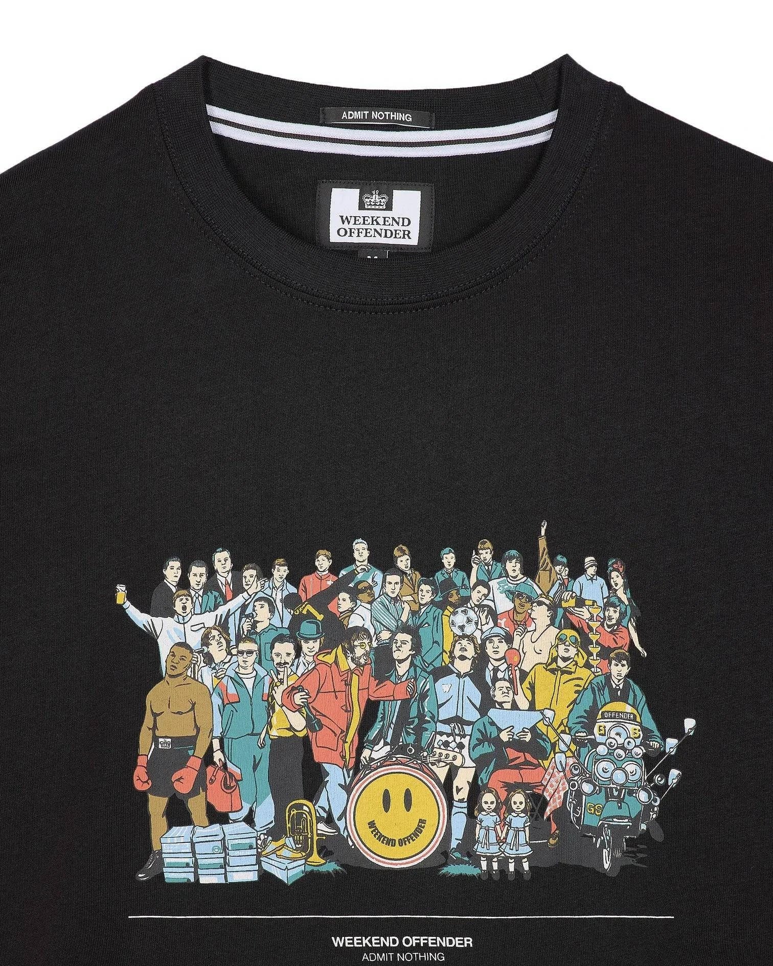 Weekend Offender Blake Tee Black - Image 2