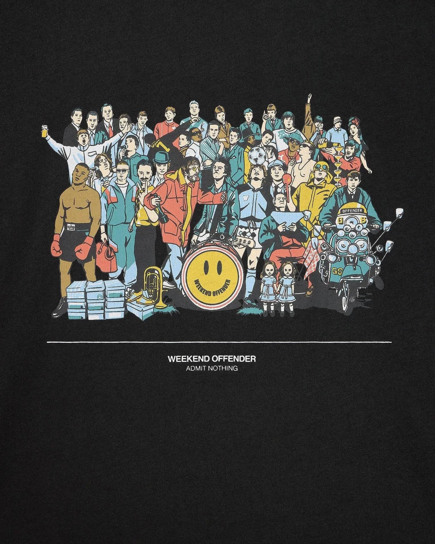Weekend Offender Blake Tee Black - Image 3