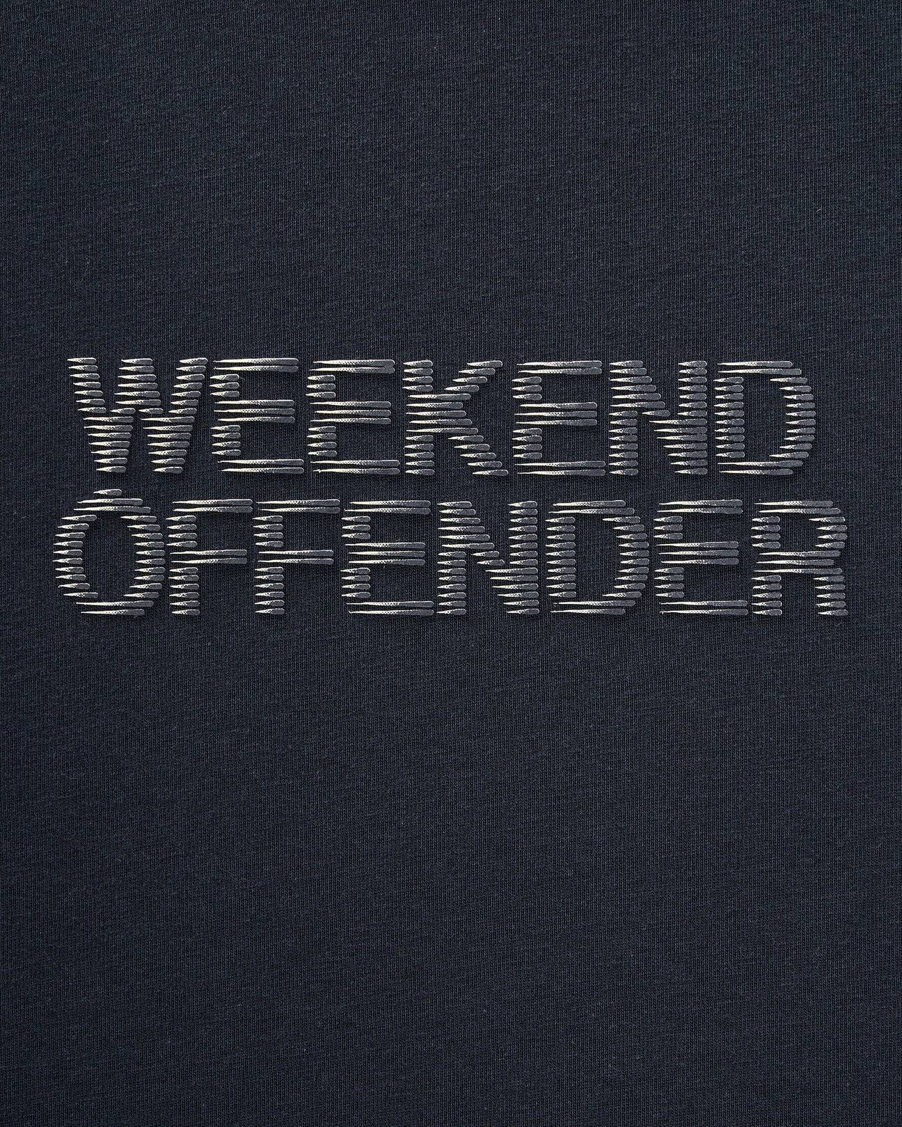 Weekend Offender Bucci Graphic T-Shirt Black/Cayenne Red - Image 2