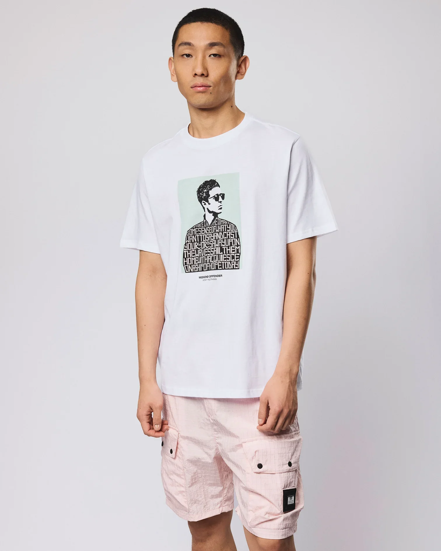 Weekend Offender Camden Graphic T-Shirt White - Image 3