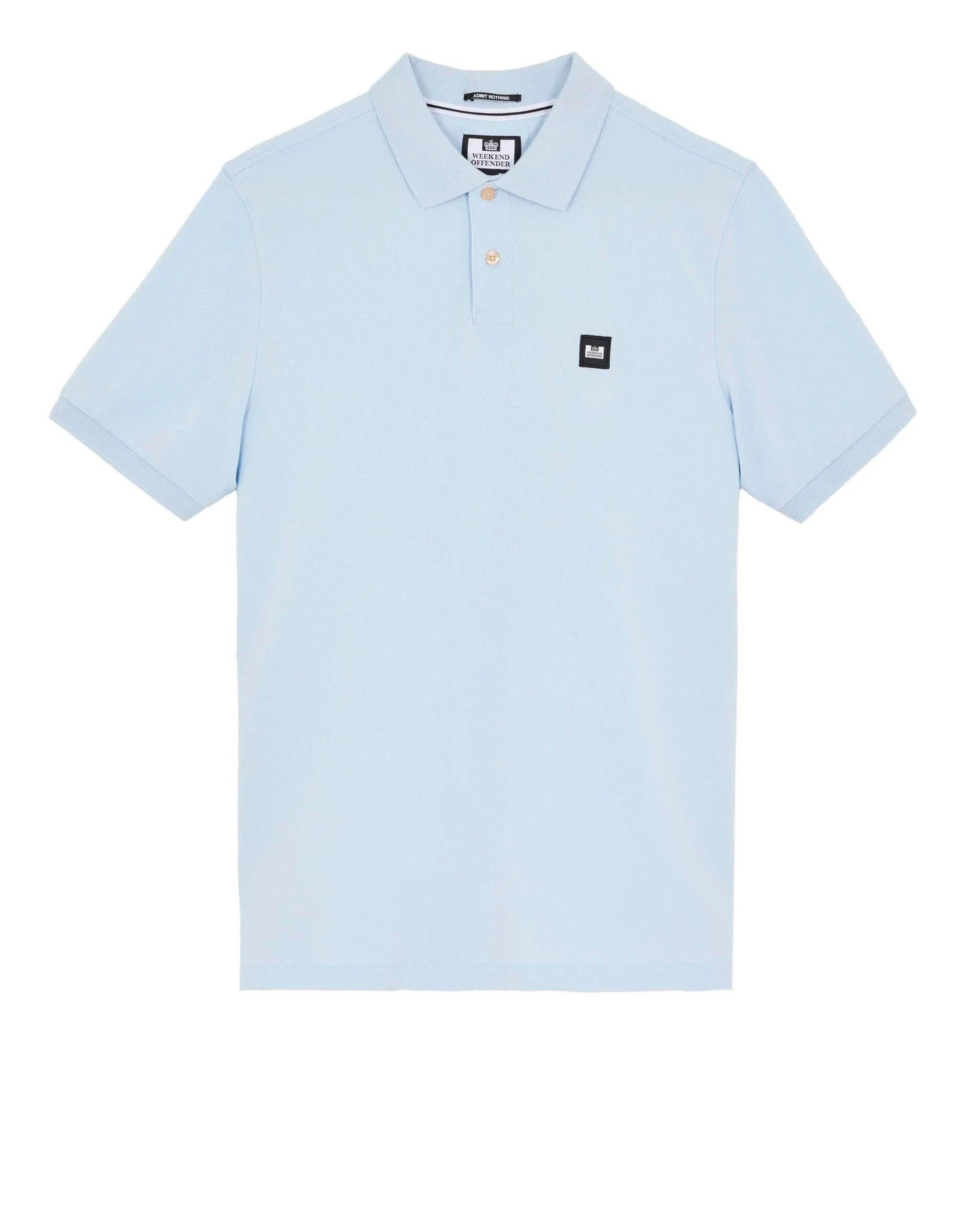 Weekend Offender Caneiros Polo Shirt Ocean Wave