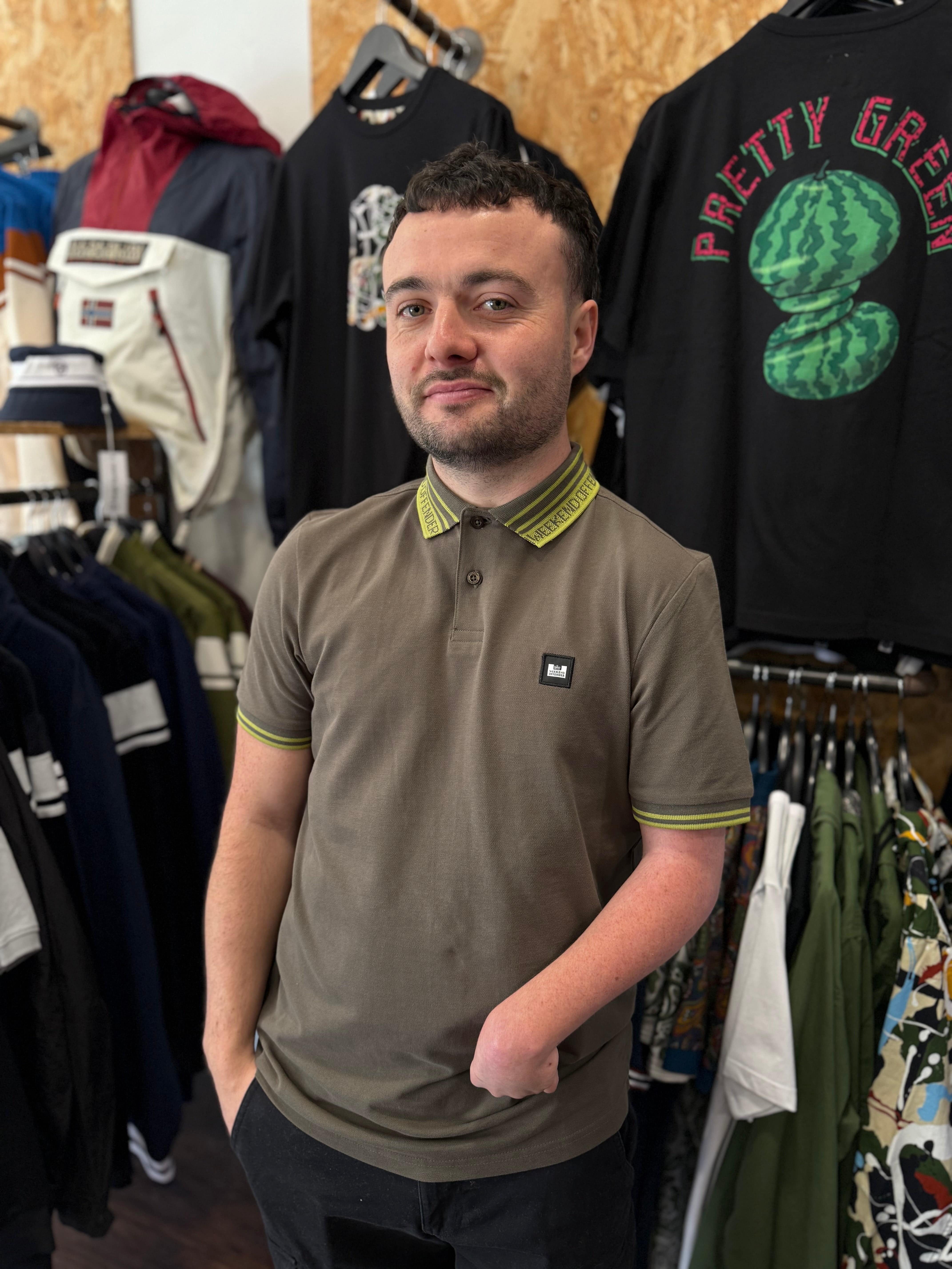 Weekend Offender Comas Polo Castle Green/Keylime - Image 2