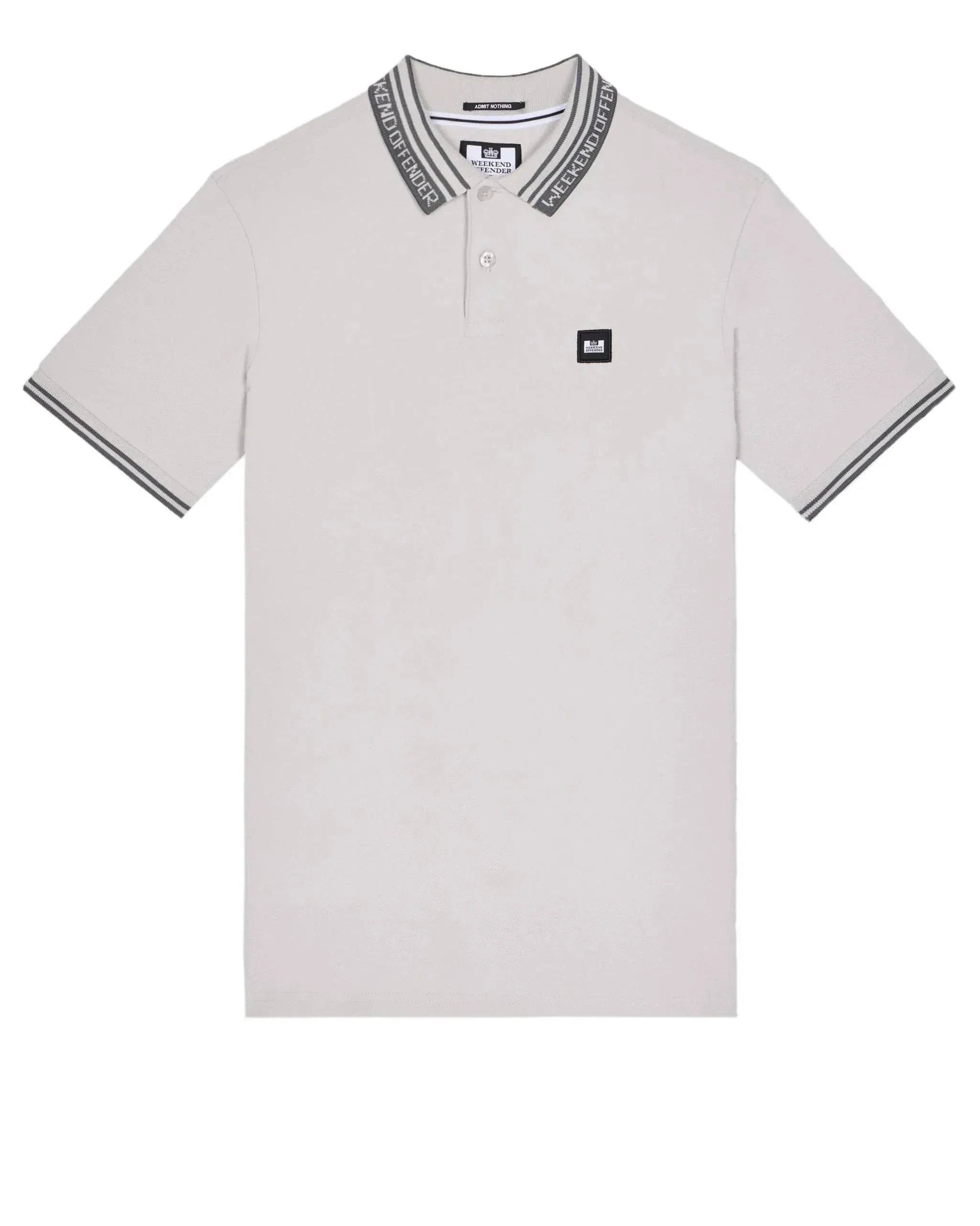 Weekend Offender Comas Polo Shirt Rhino/Zinc