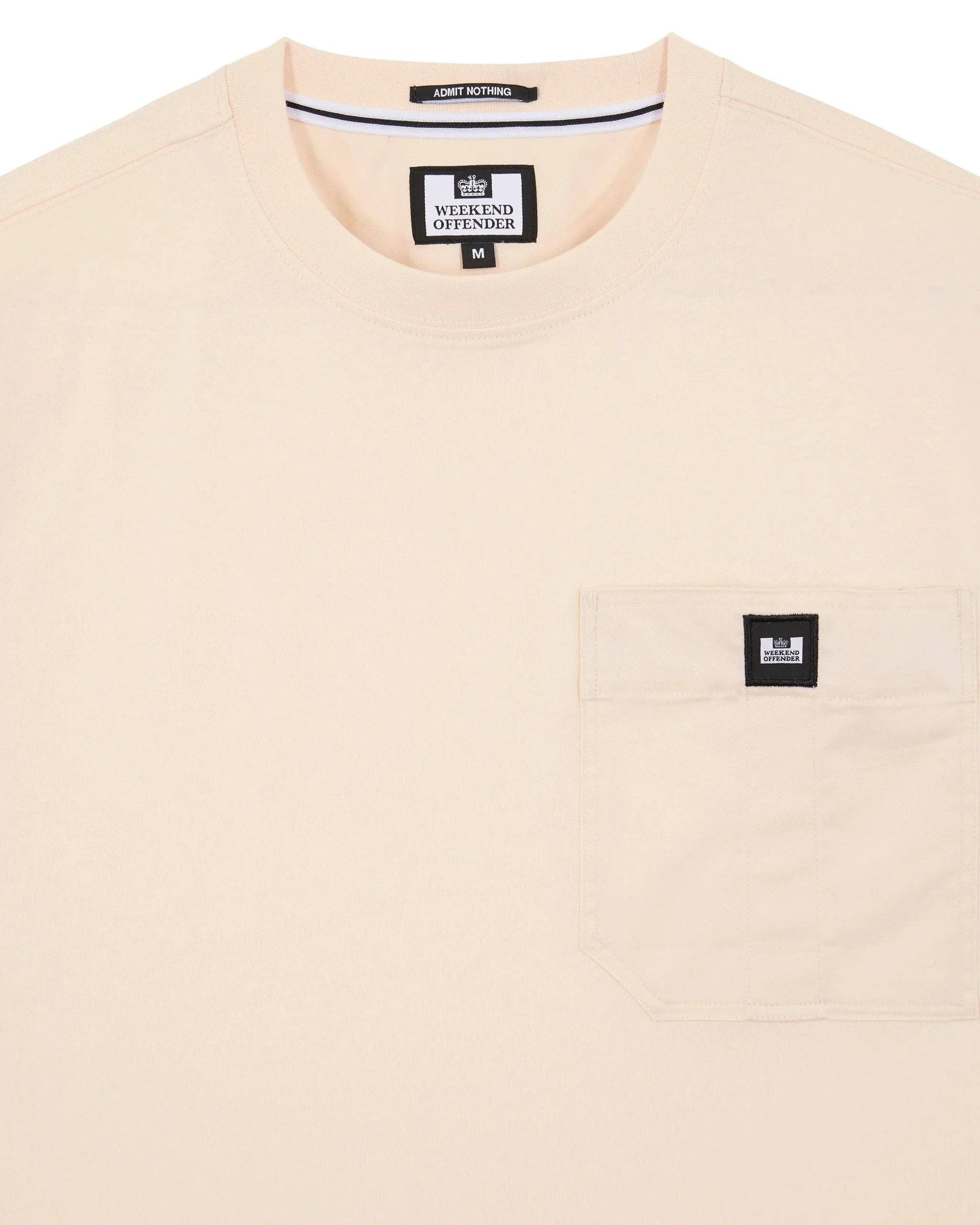 Weekend Offender Coney Island Utility Pocket T-Shirt Alabaster - Image 4