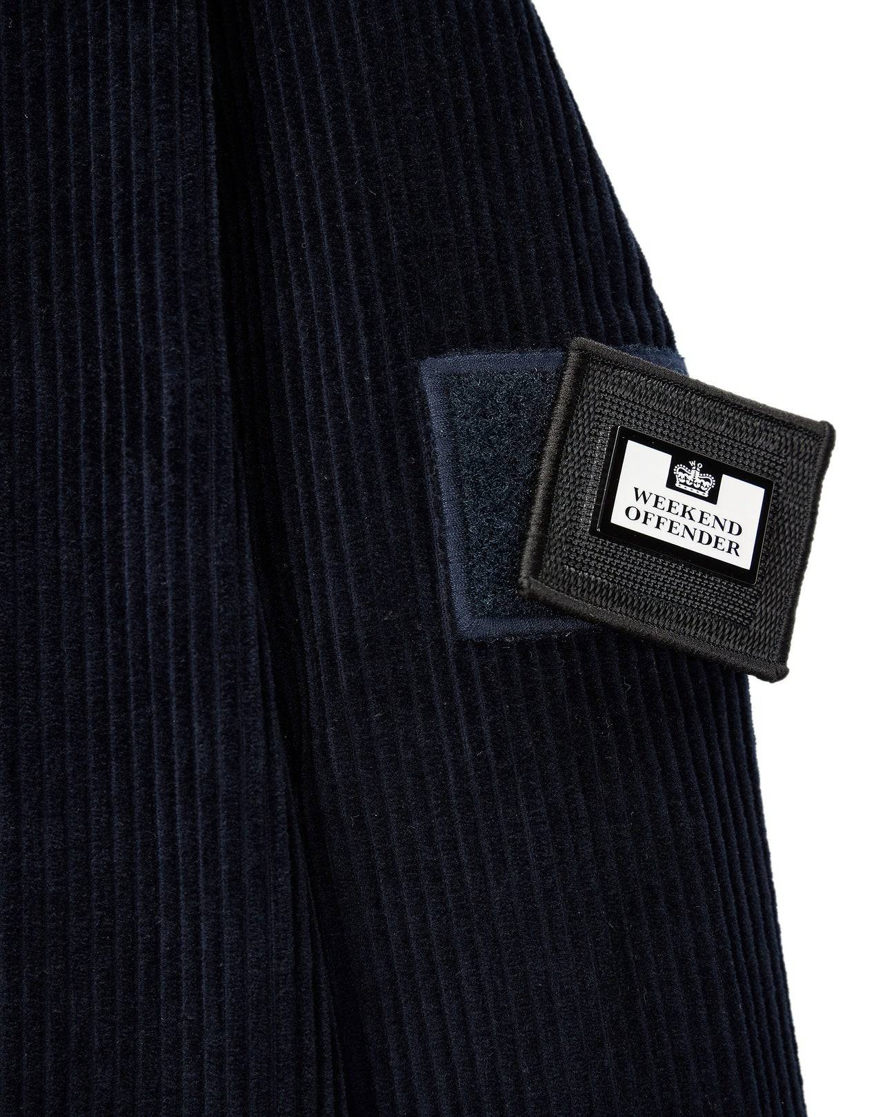 Weekend Offender Cord Over-Top Jacket Navy - Image 3