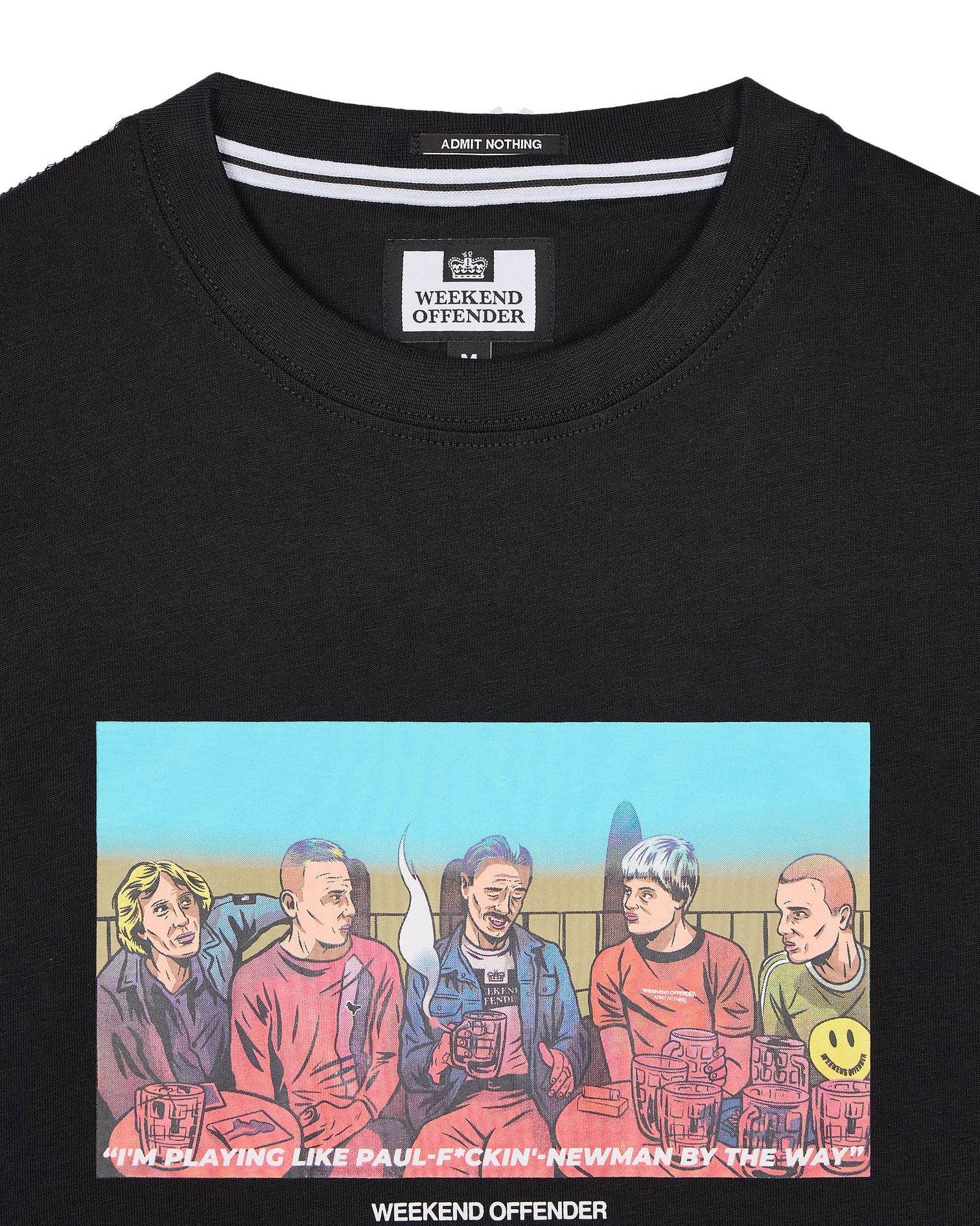 Weekend Offender Crosslands T-Shirt Black - Image 2