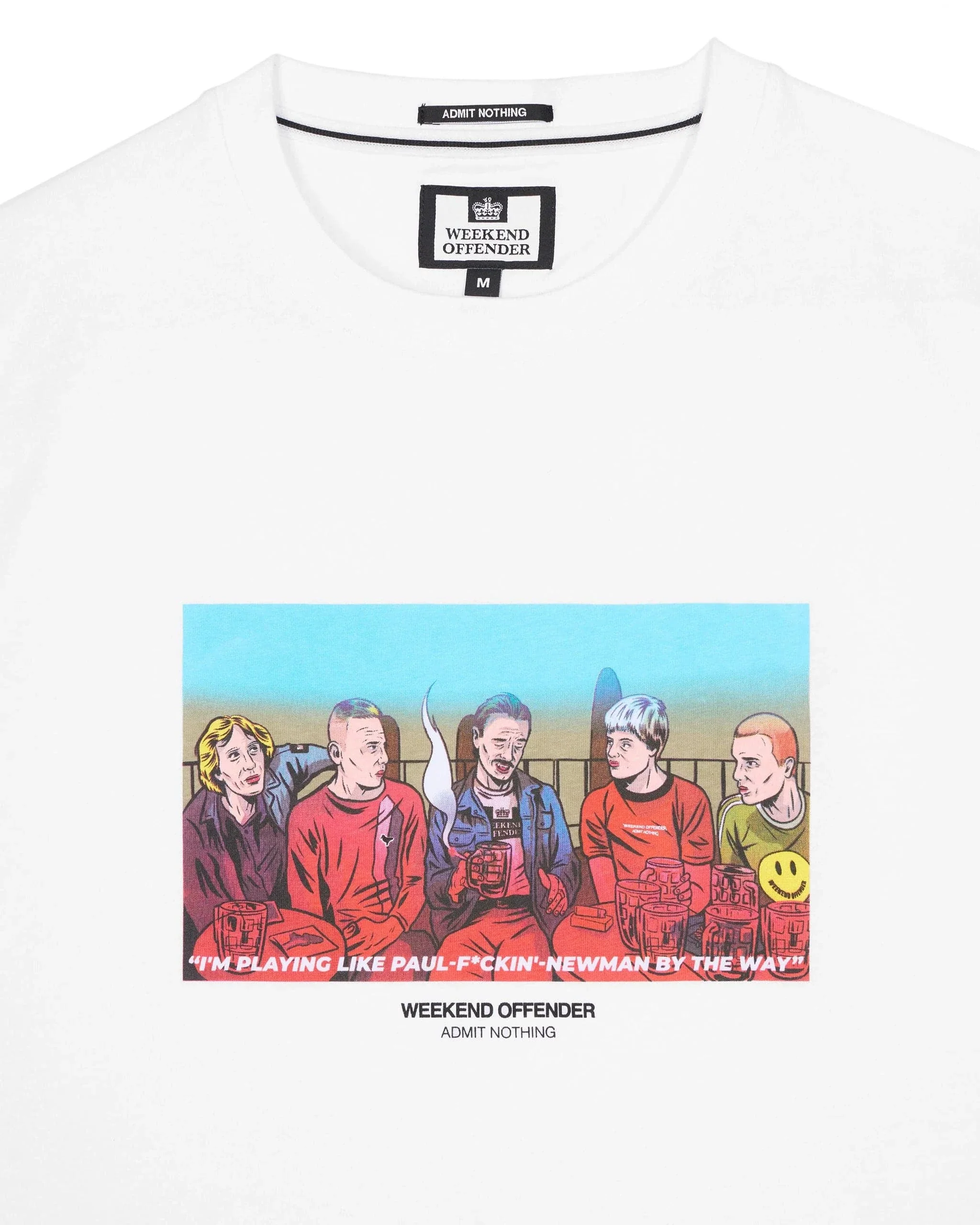 Weekend Offender Crosslands T-Shirt White - Image 2