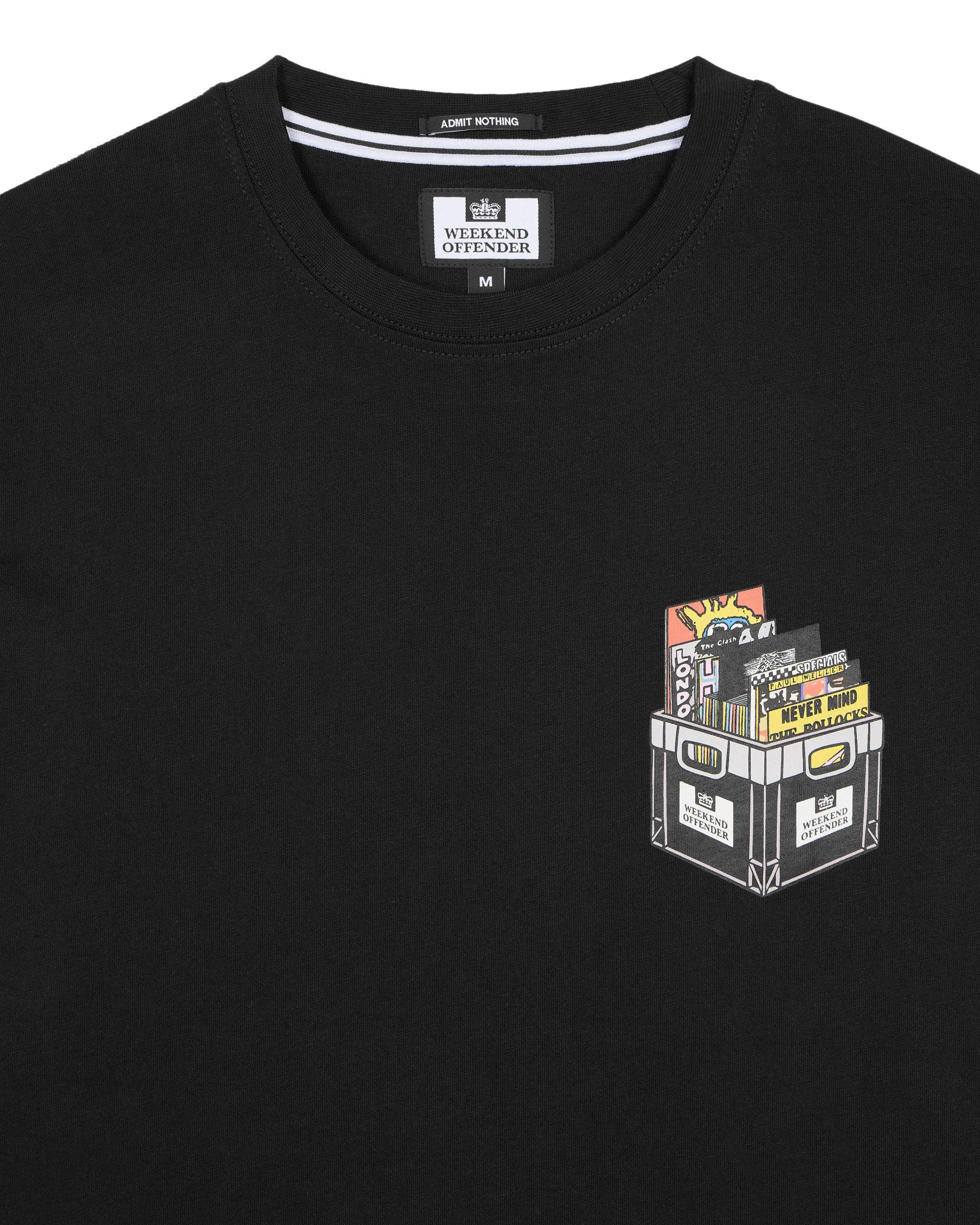 Weekend Offender Diggin Graphic T-Shirt Black - Image 3