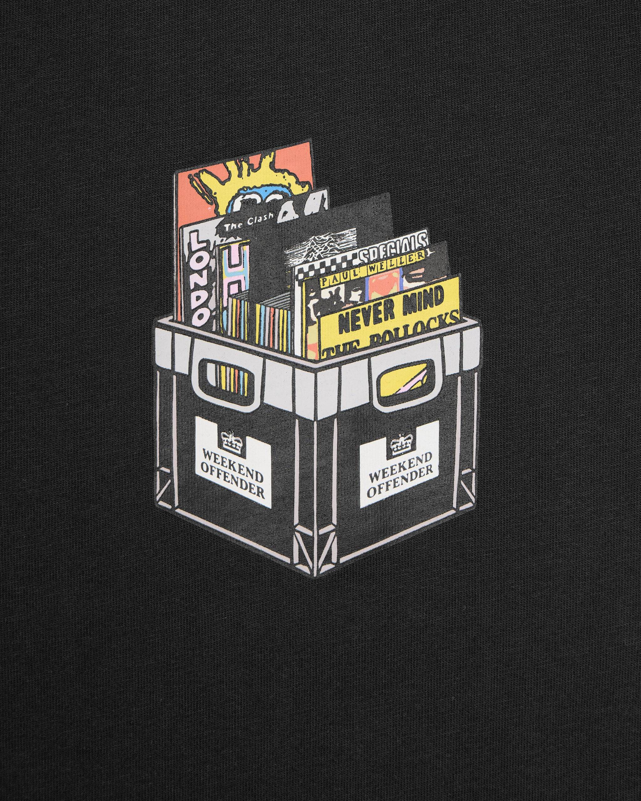 Weekend Offender Diggin Graphic T-Shirt Black - Image 4