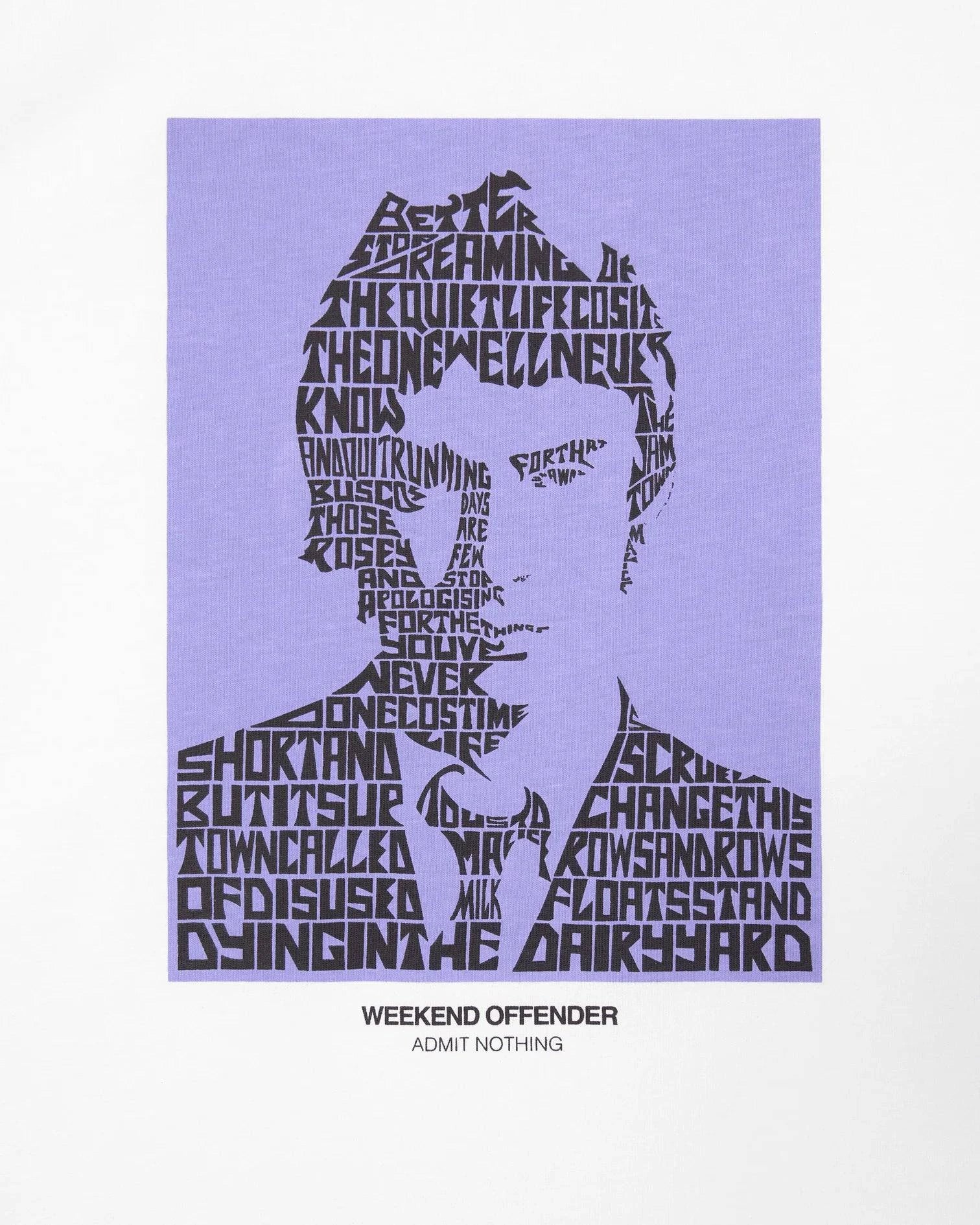 Weekend Offender Dreamin' Graphic T-Shirt White - Image 3
