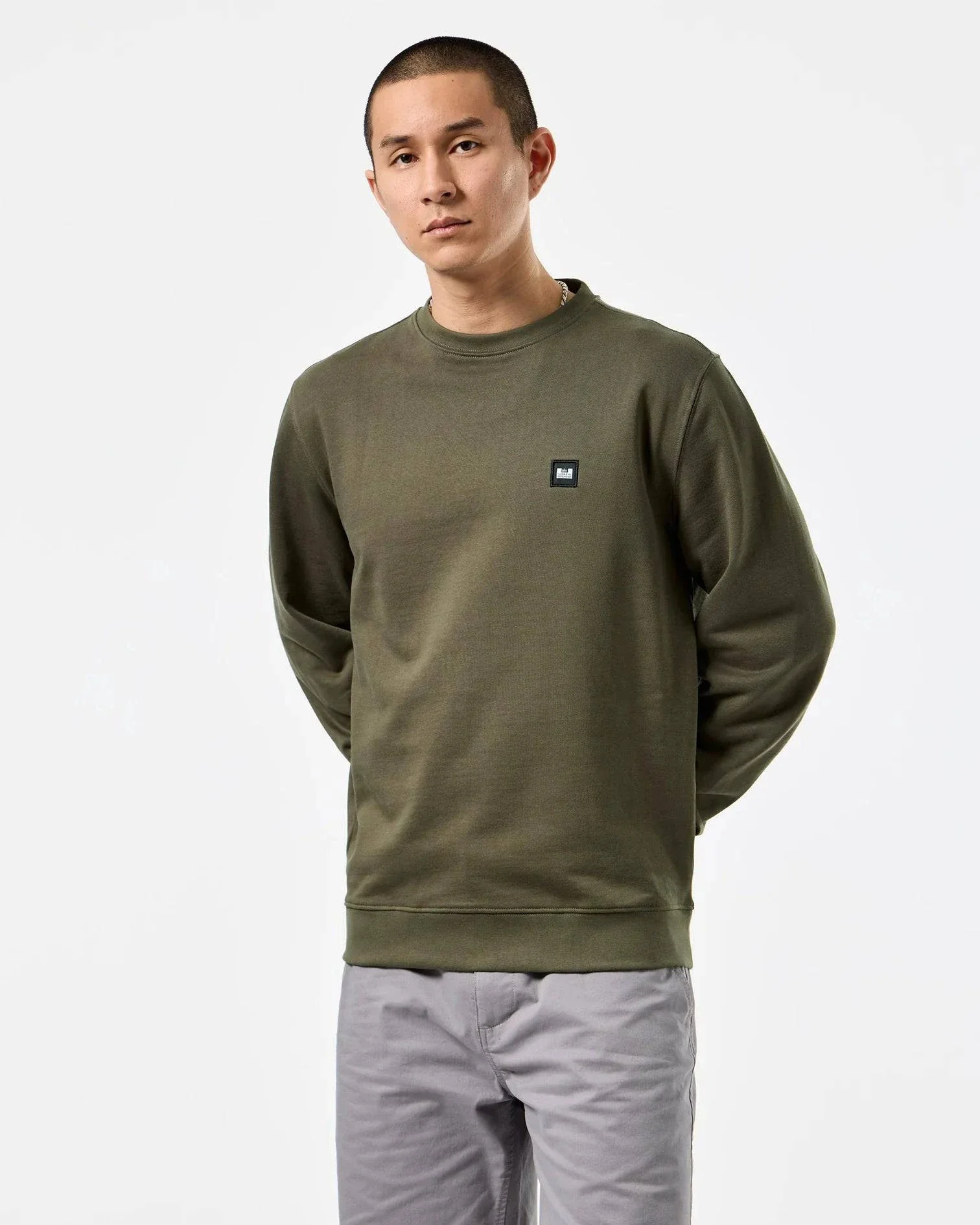 Weekend Offender Ferrer Sweatshirt Castle Green - Image 3