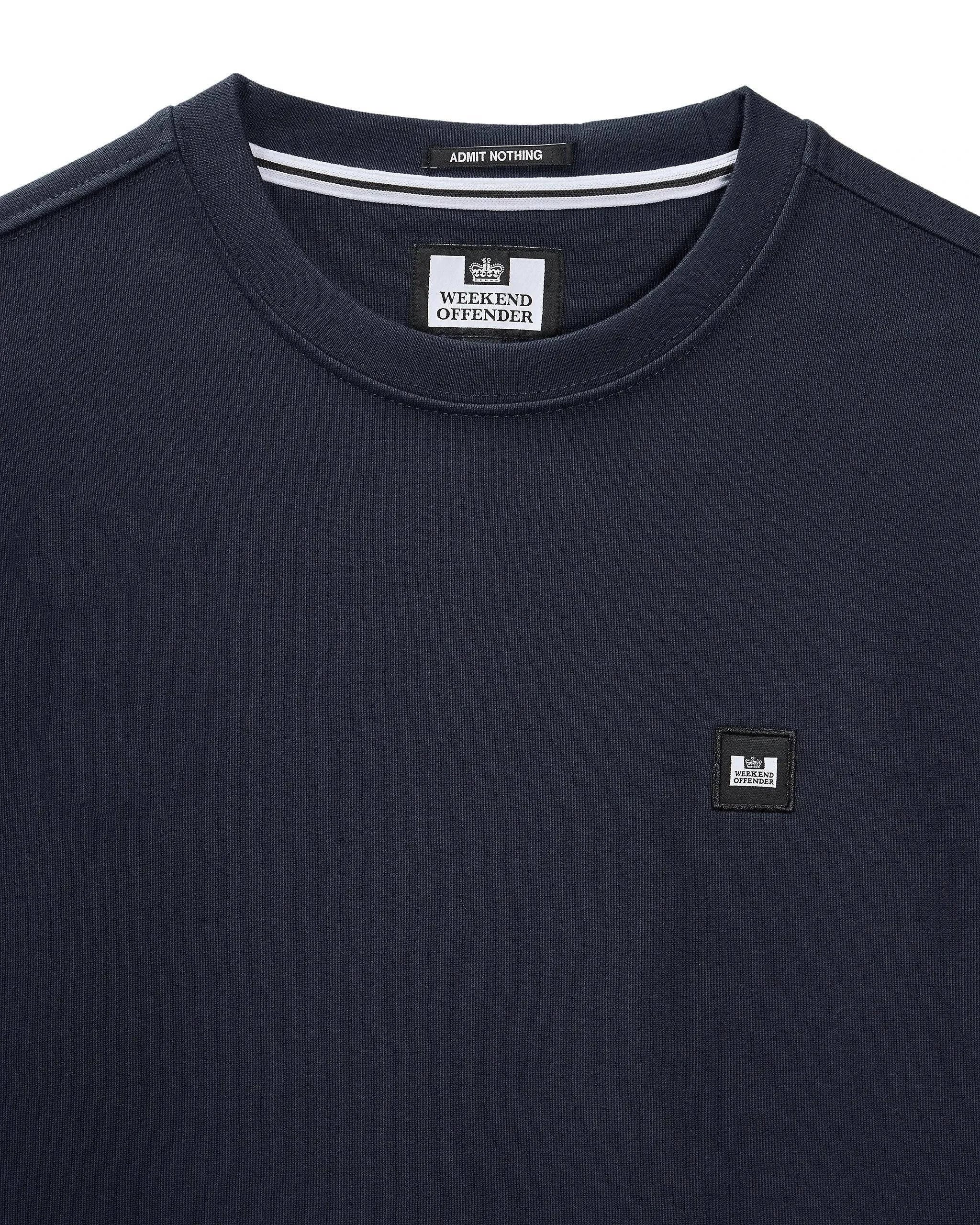 Weekend Offender Ferrer Sweatshirt Navy - Image 2