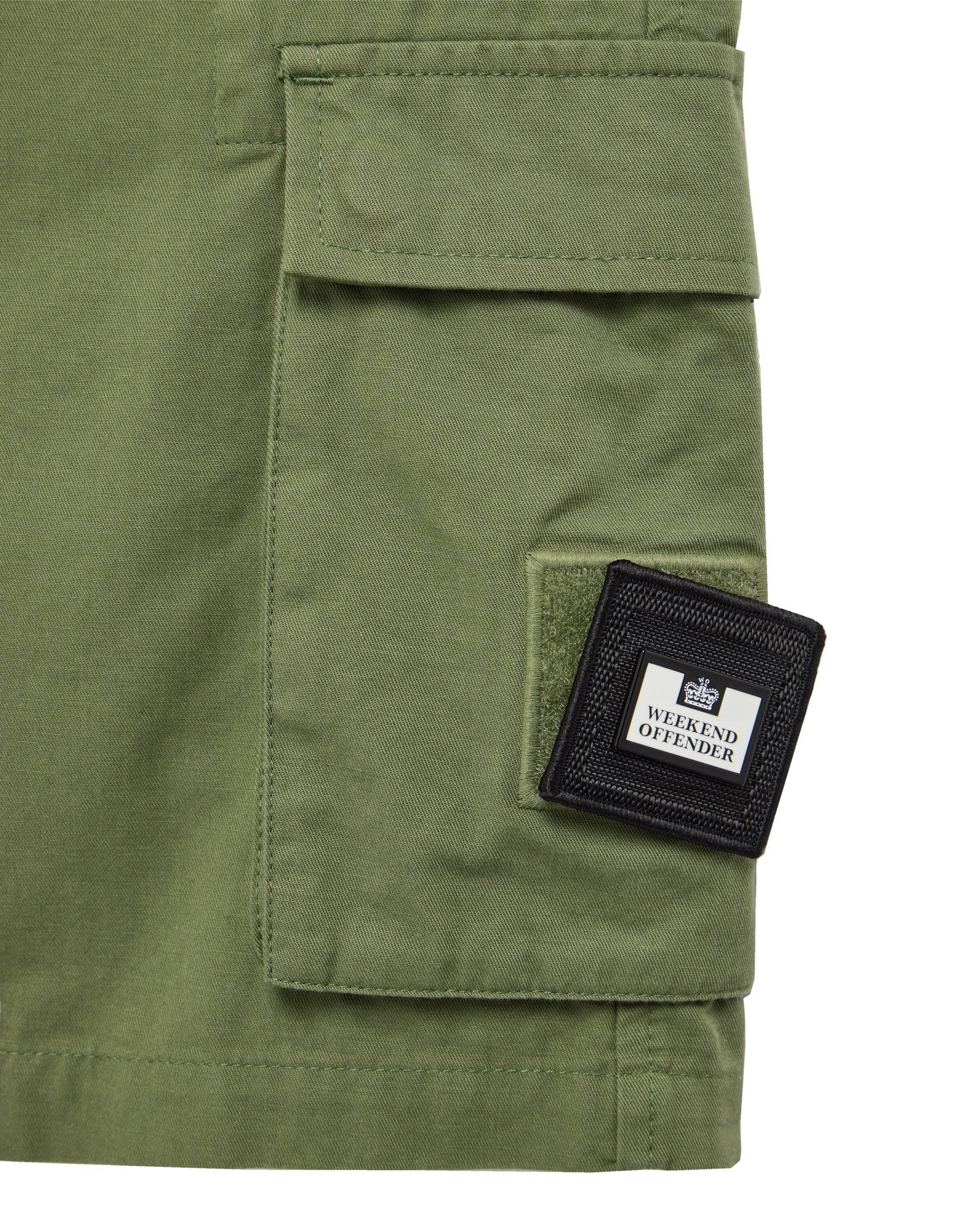 Weekend Offender Mascia Cargo Shorts Sapling - Image 4