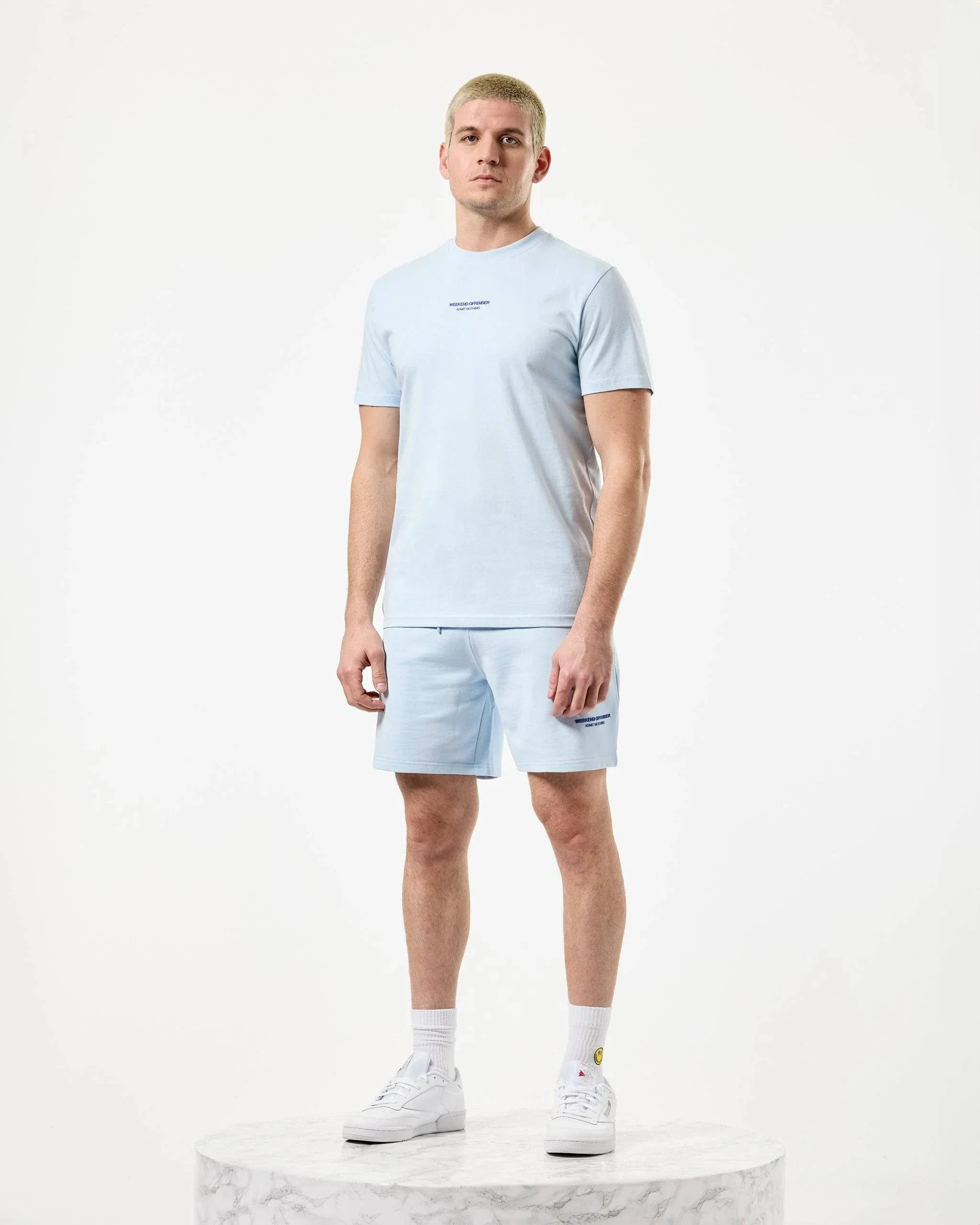 Weekend Offender Millergrove T-Shirt Ocean Wave/Bluebell - Image 2
