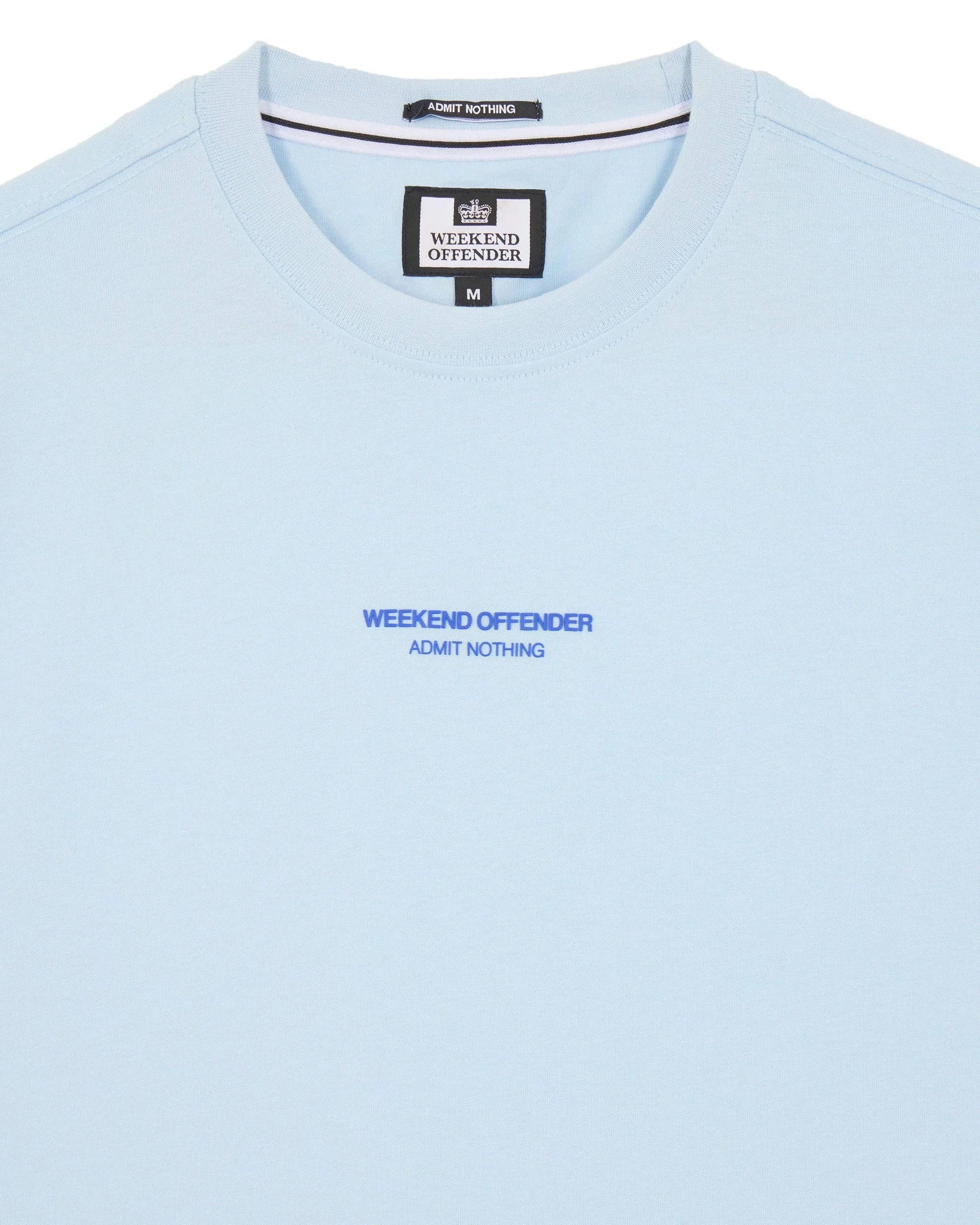 Weekend Offender Millergrove T-Shirt Ocean Wave/Bluebell - Image 3