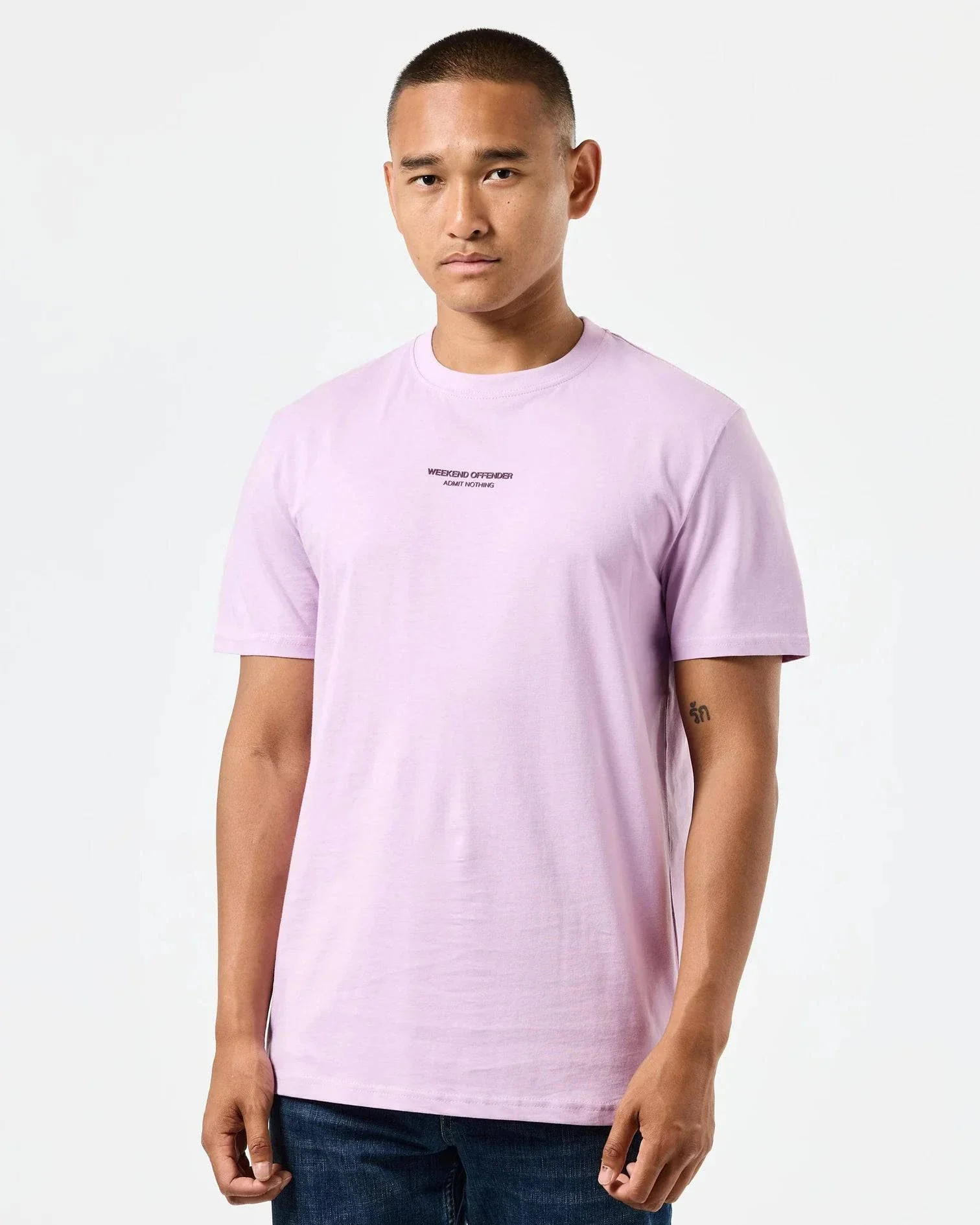 Weekend Offender Millergrove T-Shirt SnapDragon/Acai Berry - Image 3