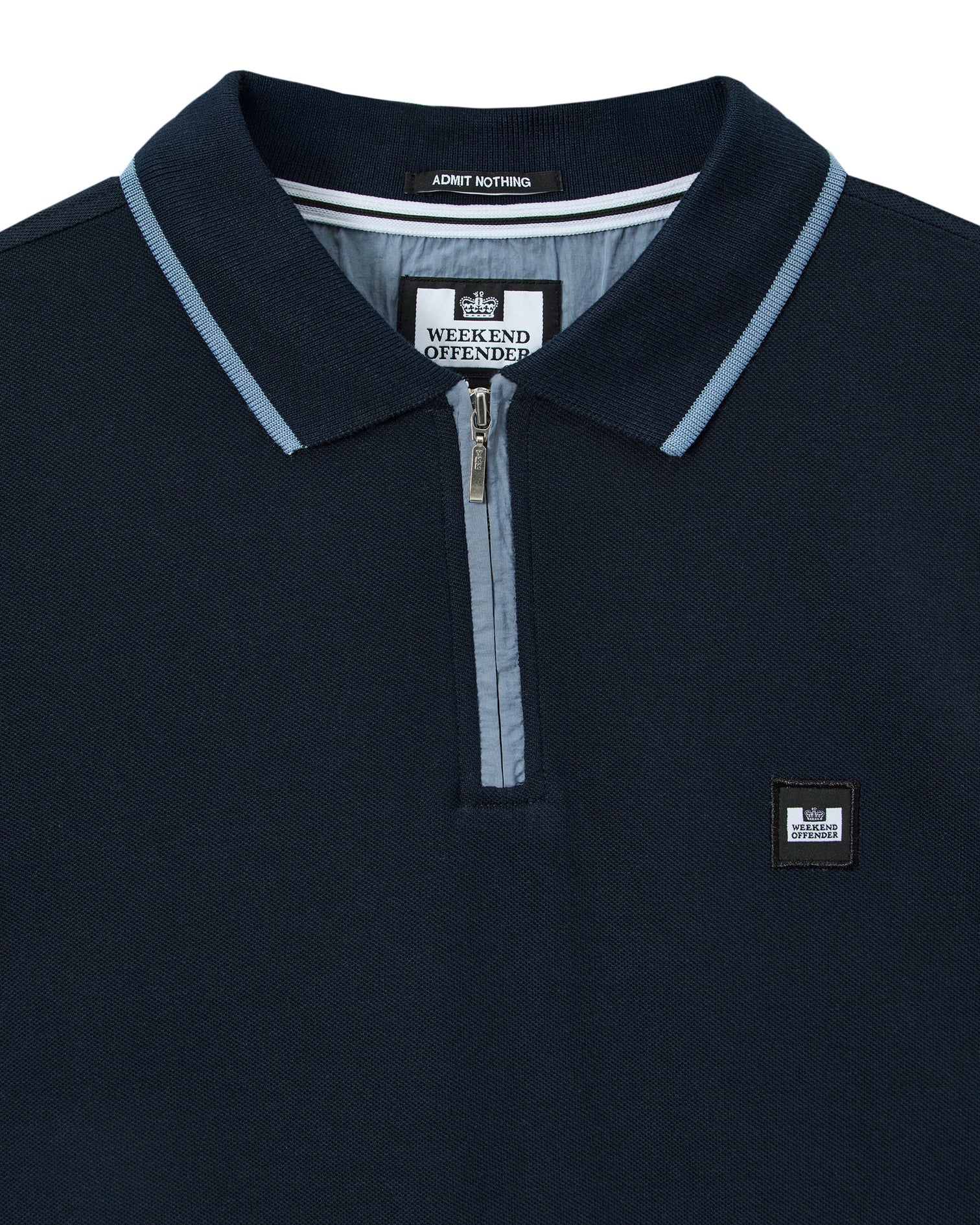 Weekend Offender Monti Polo Shirt Navy/Blue Shadow - Image 3