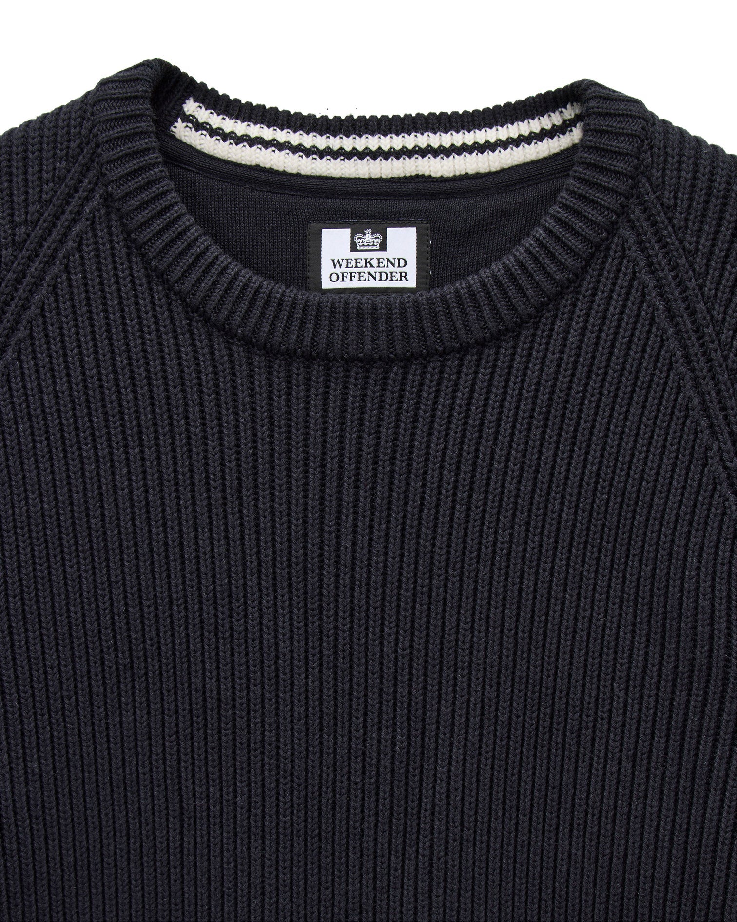 Weekend Offender Morello Jumper Navy - Image 3