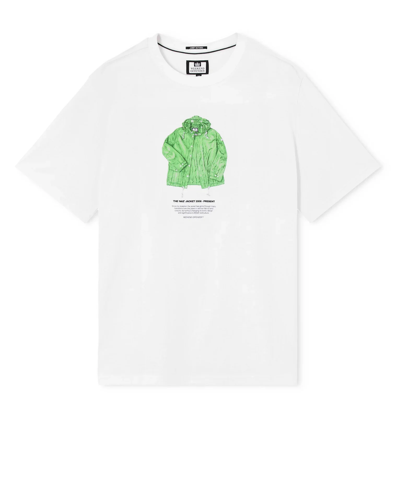 Weekend Offender Naz Graphic T-Shirt White