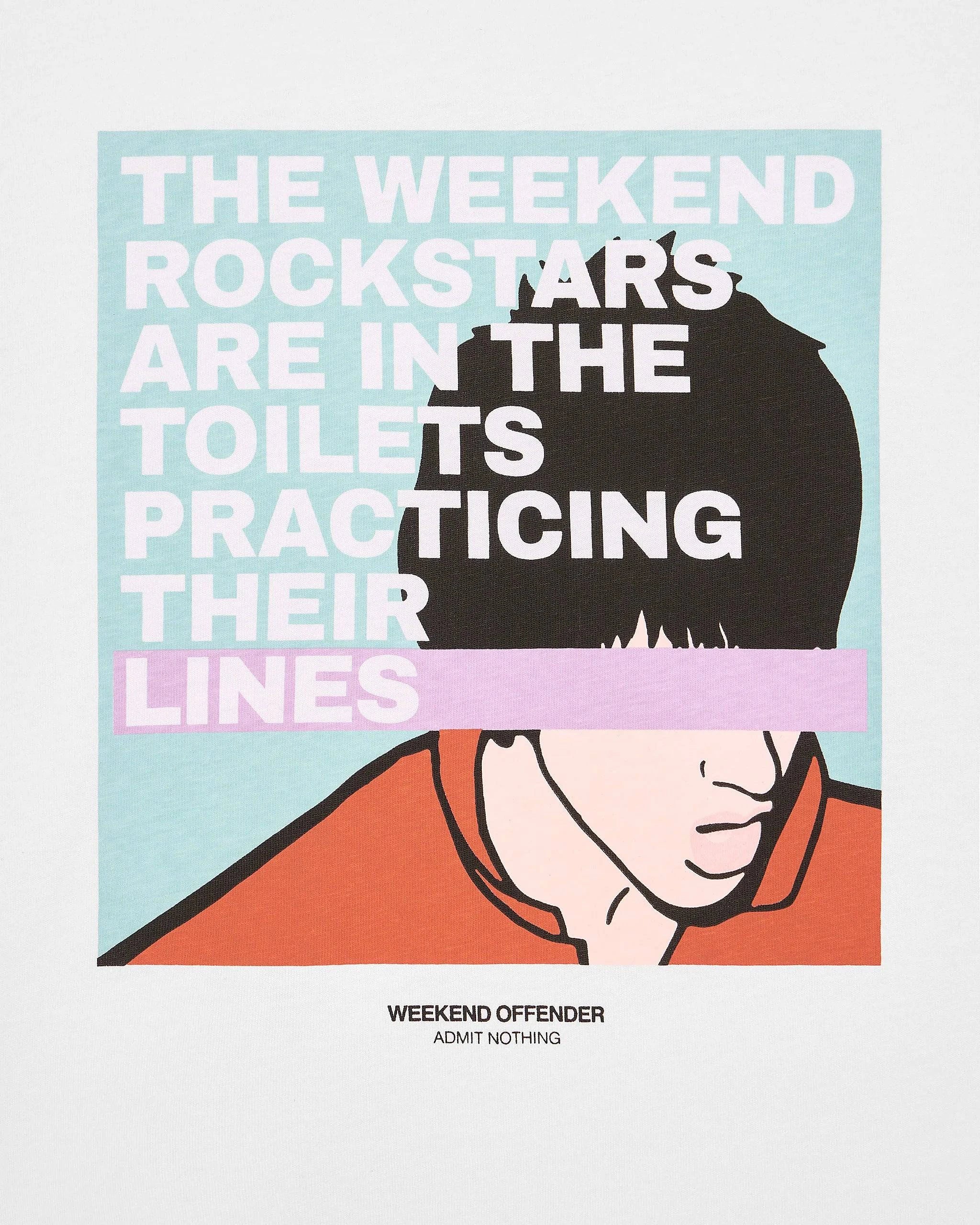 Weekend Offender San Francisco Tee in White - Image 4