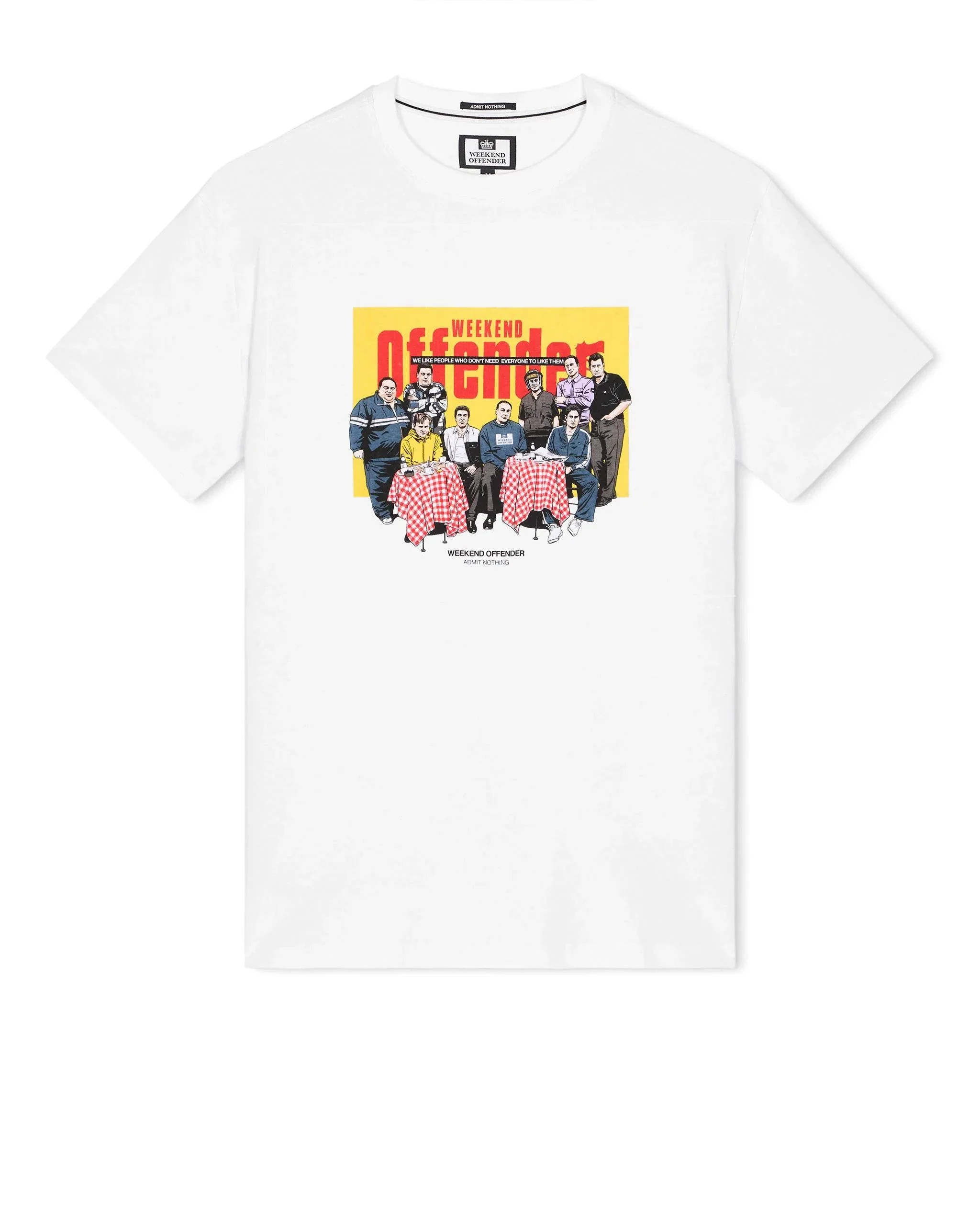 Weekend Offender Satriale Graphic T-Shirt White