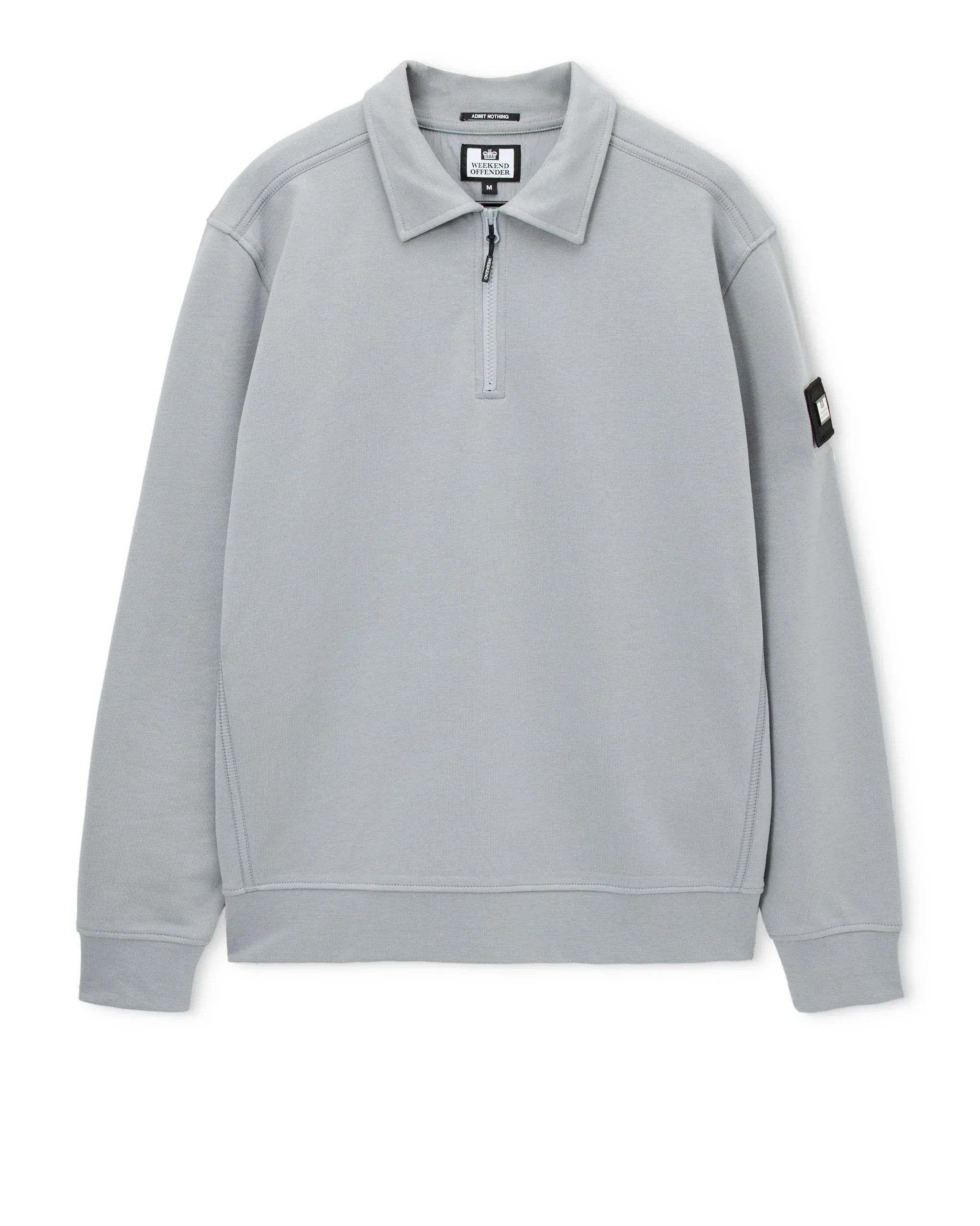 Weekend Offender Sidi Quarter Zip Sweatshirt in Smokey
