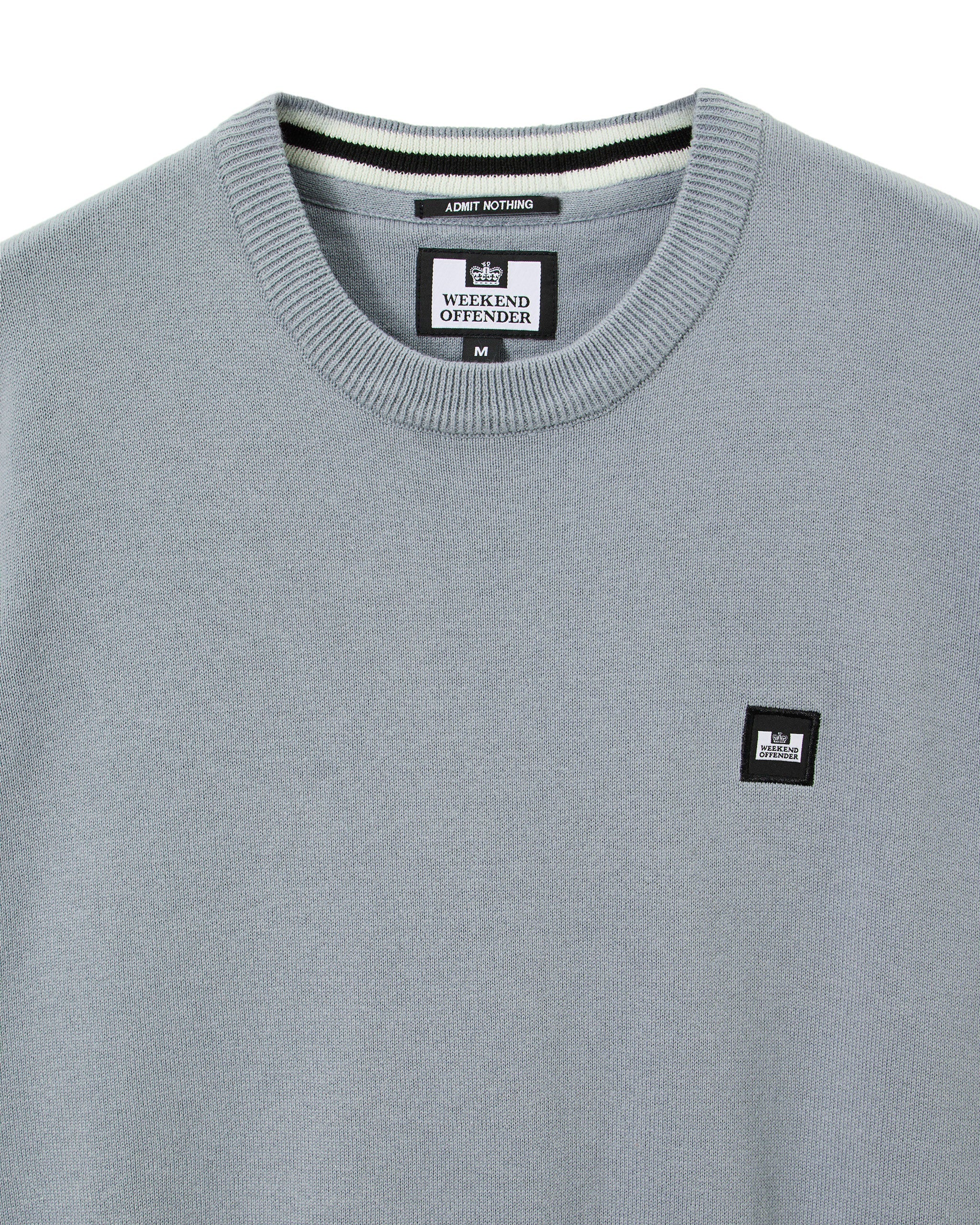 Weekend Offender Solace Jumper Porpoise Grey - Image 2