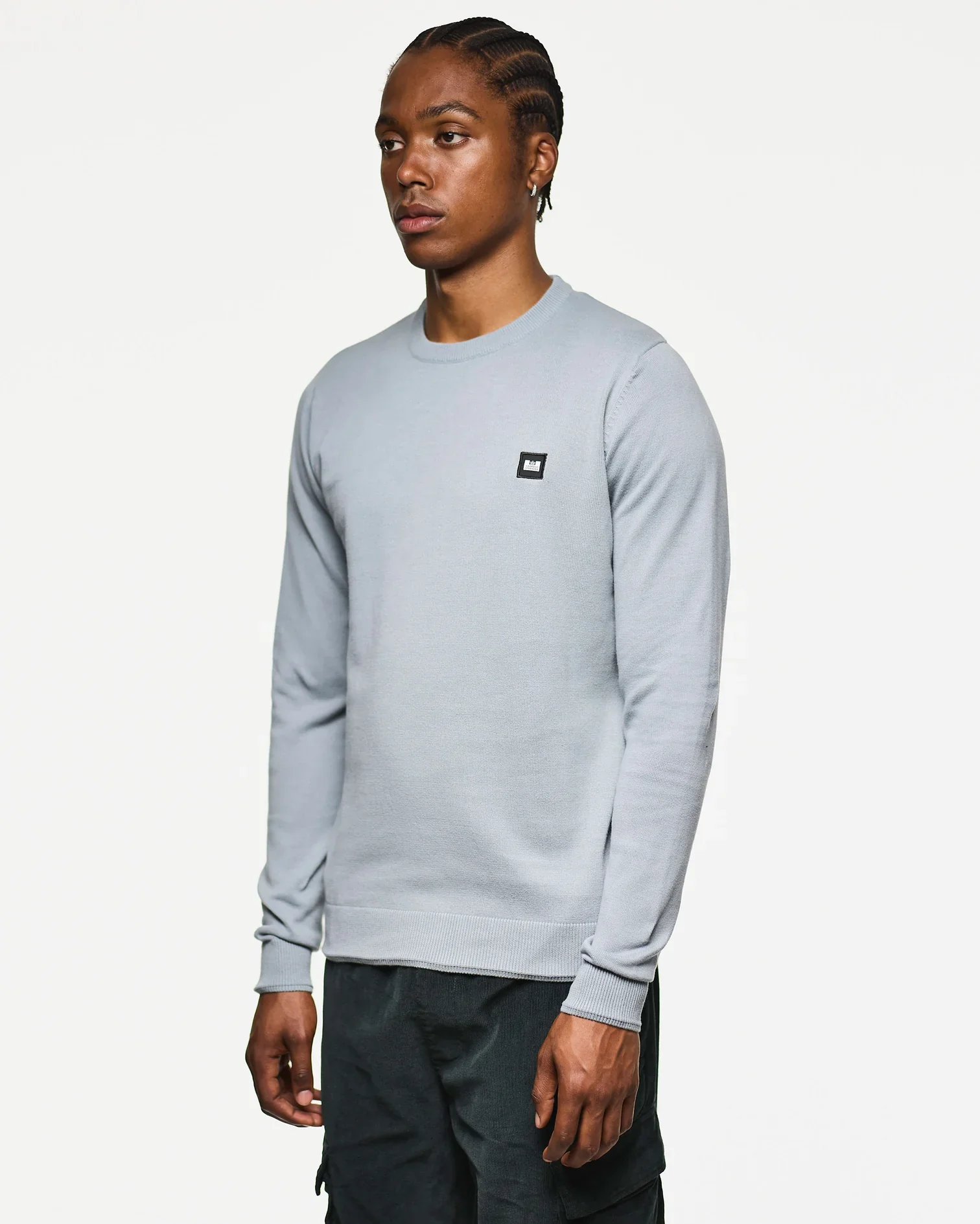 Weekend Offender Solace Jumper Porpoise Grey - Image 3