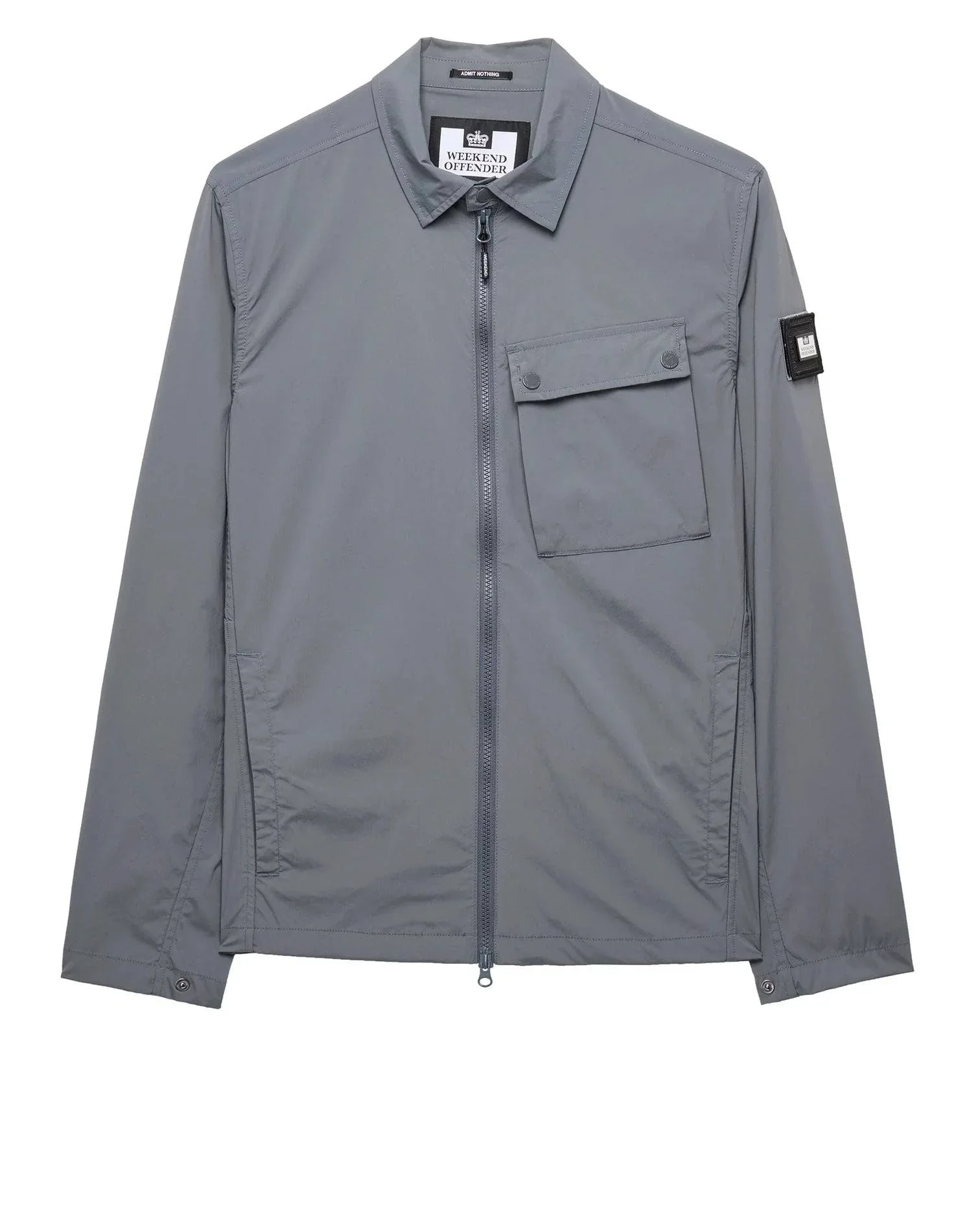 Weekend Offender Southbank Technical Over-Shirt Zinc