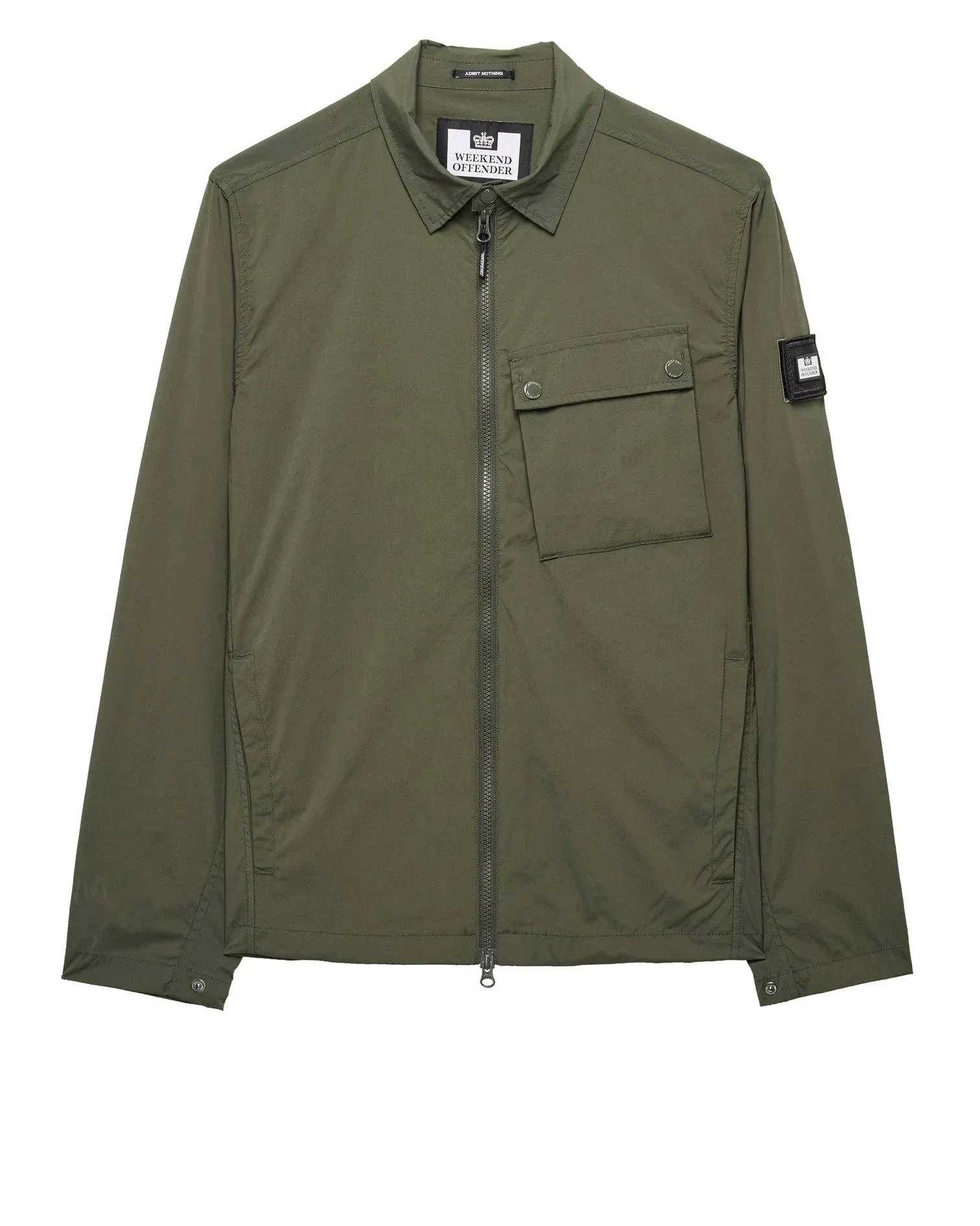 Weekend Offender Southbank Technical Overshirt Castle Green
