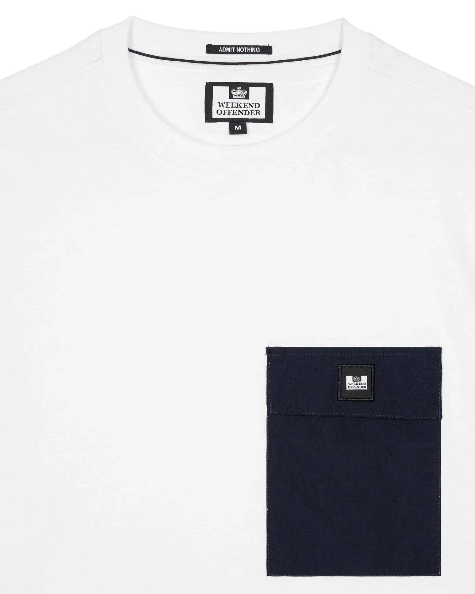 Weekend Offender Stiniva T-Shirt White/Navy - Image 2